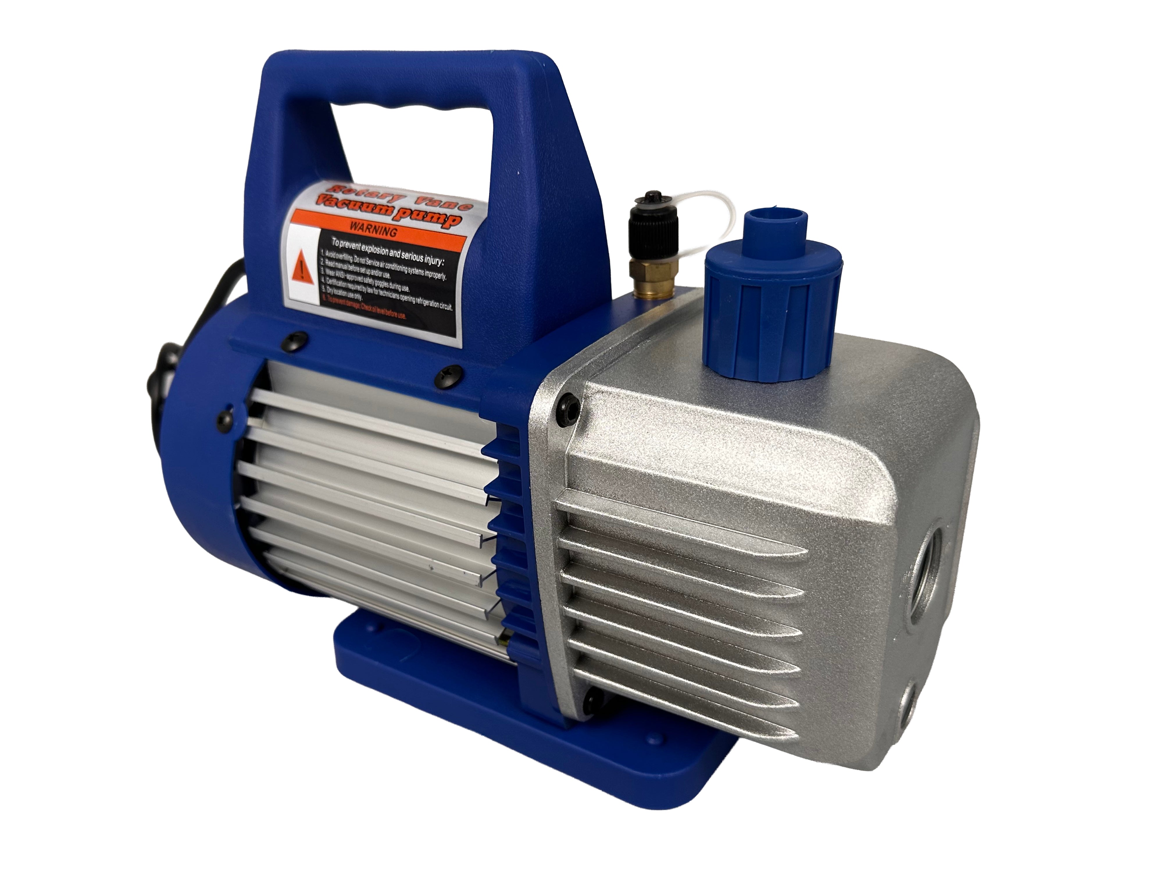 Pompa vuoto per condizionatori con manometri condizionatori per HVAC/auto AC, kit ricarica aria condizionata per R134a, R22, R12 R502 refrigeranti, pompa per vuoto 70l/min a 2 vie per aria condizionata, Gebo Tools