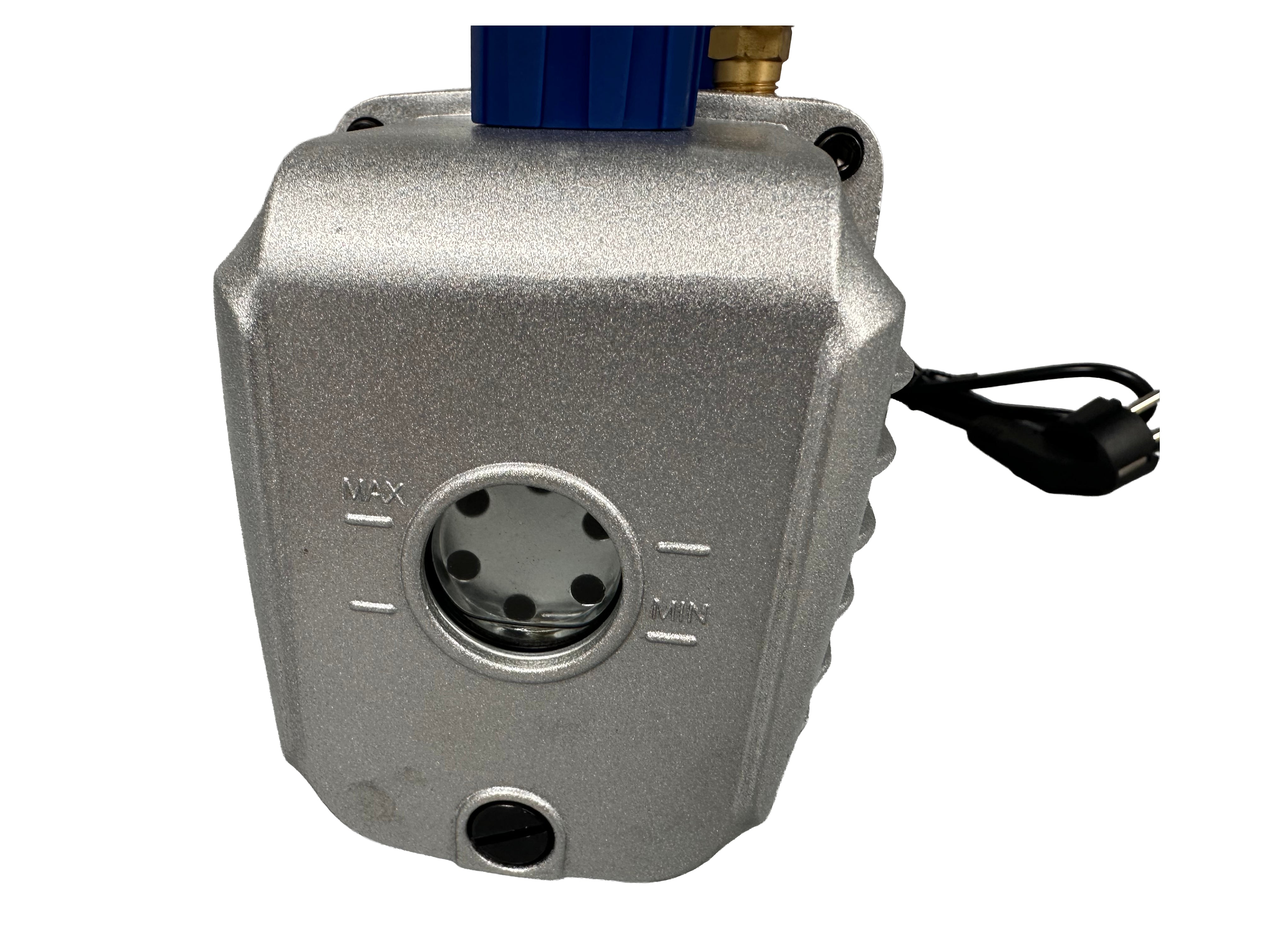 Pompa vuoto per condizionatori con kit manometri condizionatori per HVAC/auto AC, kit ricarica aria condizionata per R134a, R22, R12 R502 refrigeranti, pompa per vuoto con manometro a 2 vie per aria condizionata, Gebo Tools
