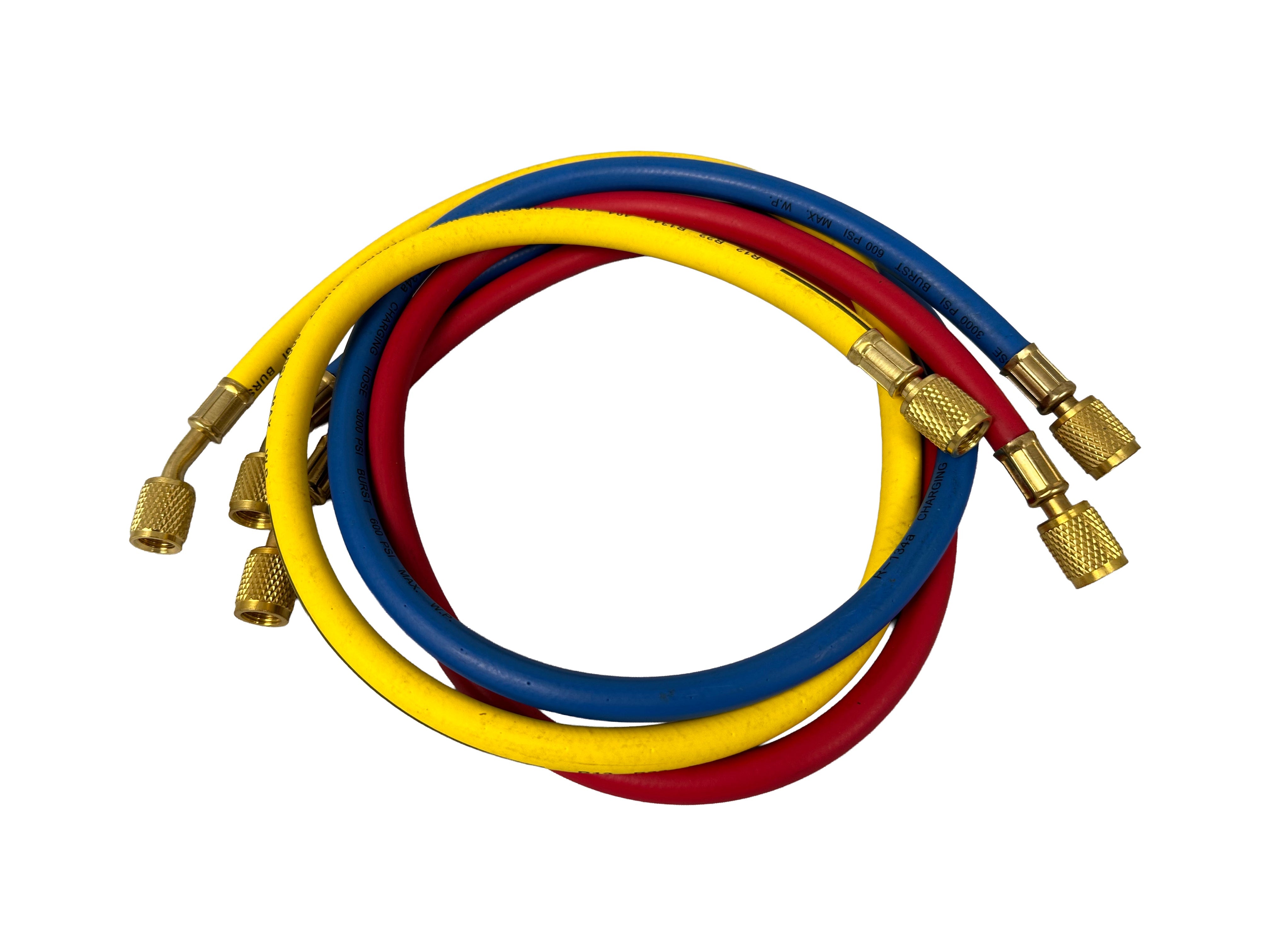 Pompa vuoto per condizionatori con kit manometri condizionatori per HVAC/auto AC, kit ricarica aria condizionata per R134a, R22, R12 R502 refrigeranti, pompa per vuoto con manometro a 2 vie per aria condizionata, Gebo Tools