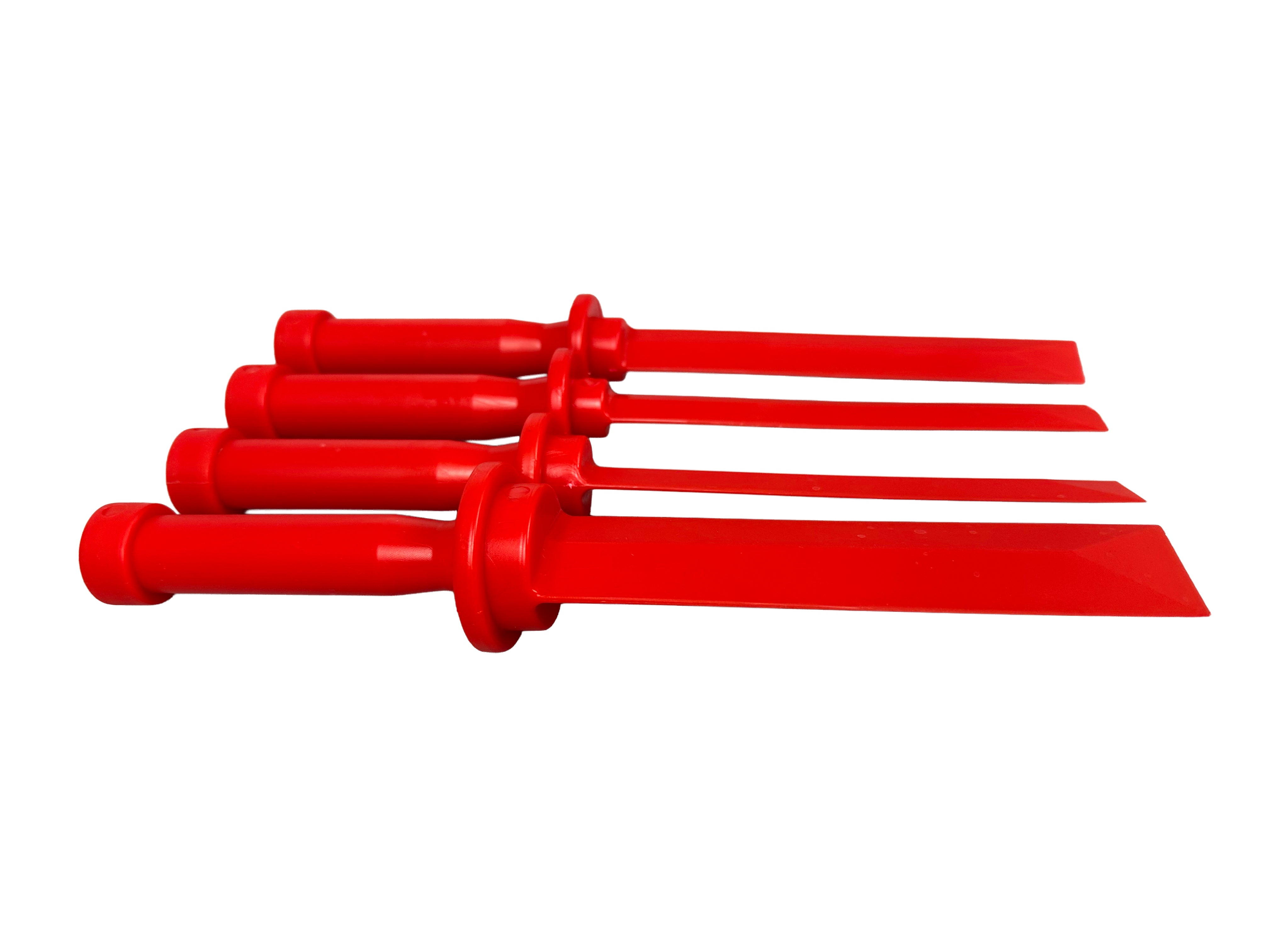 Set da 4 raschietti in plastica, per rimuovere le guarnizioni e dei pesi incollati, set di raschietti per rimuovere I pesi dai cerchi, Gebo Tools