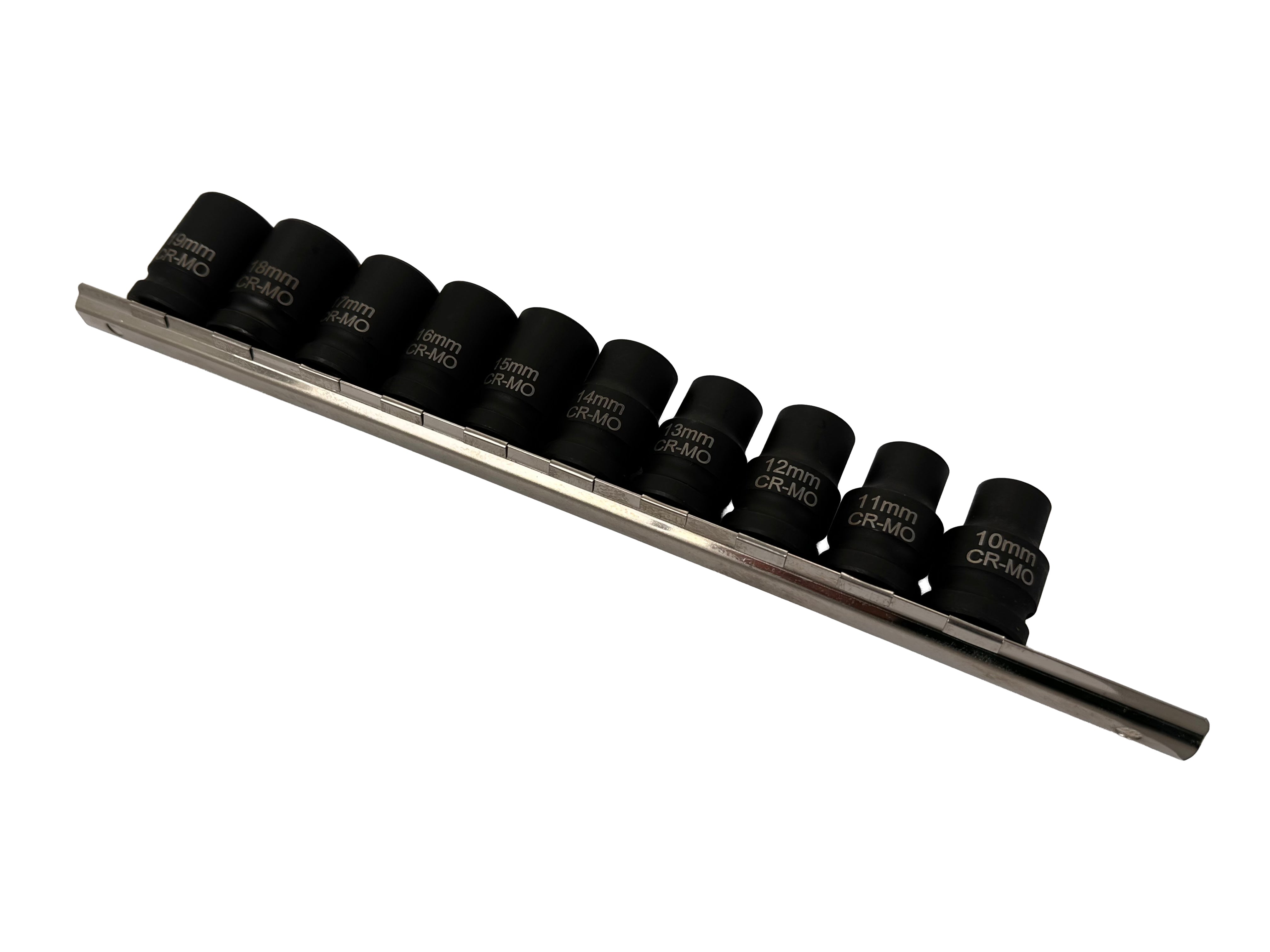 Set bussole a impatto, bussole a impulsi profondo, bussole a impatto attacco 1/2" esagonali corte, poligonali Gebo Tools