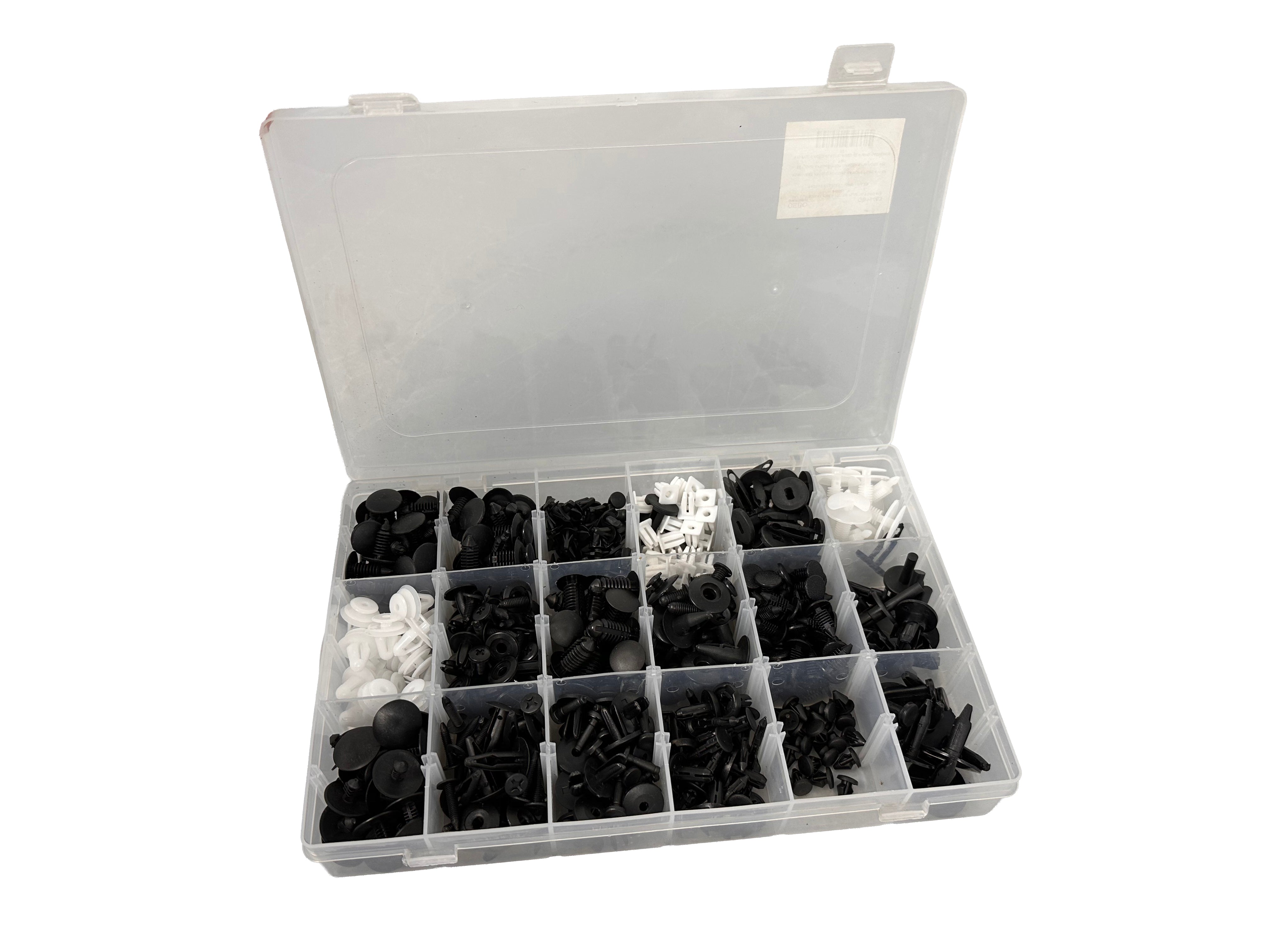 Set completo di clip di montaggio in plastica per auto - confezione rivetti, clip e fissaggi universali per veicoli - carrozzeria e accessori auto, clip di fissaggio per auto, Ford 415 pezzi, Gebo Tools