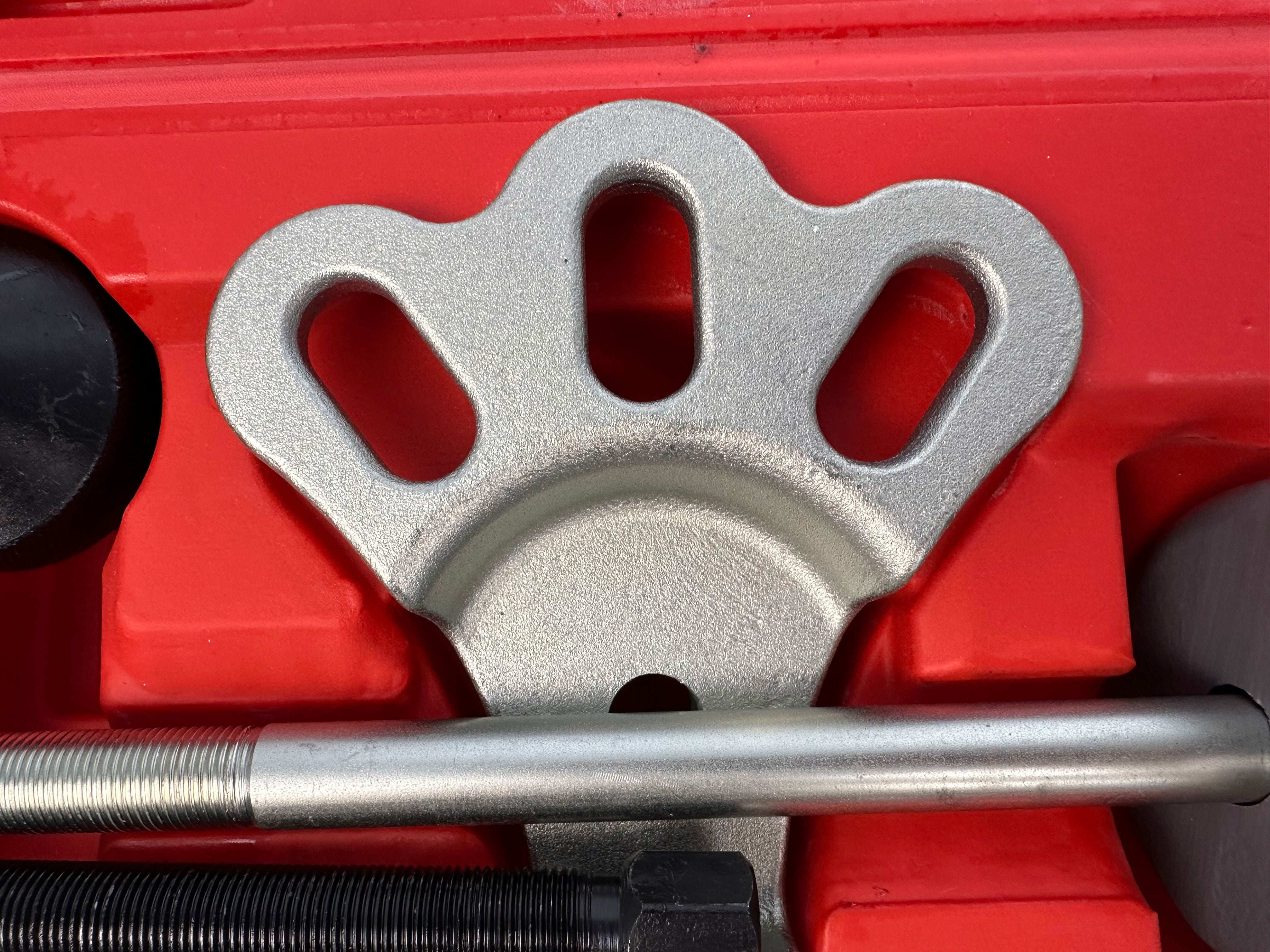 Estrattore cuscinetti interni, kit estrattore cuscinetti ciechi con martello, estrattori di rimozione-smontaggio cuscinetto piccoli conici per ruota cambio auto camion moto (rosso), Gebo Tools