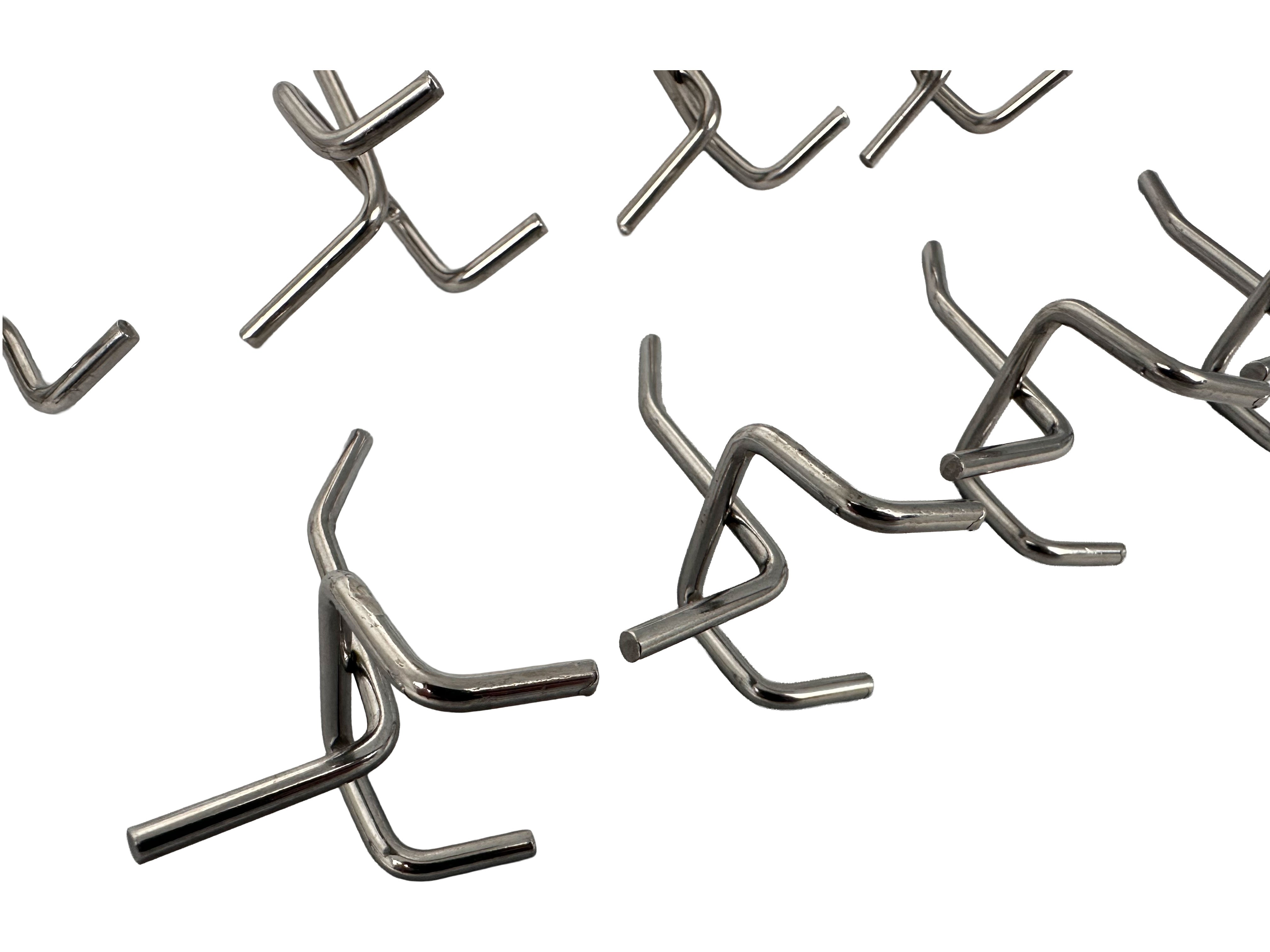 Portautensili a gancio per pannelli forati, per organizzare vari utensili, 12 ganci, ganci per pannello forato, Gebo Tools GB19483