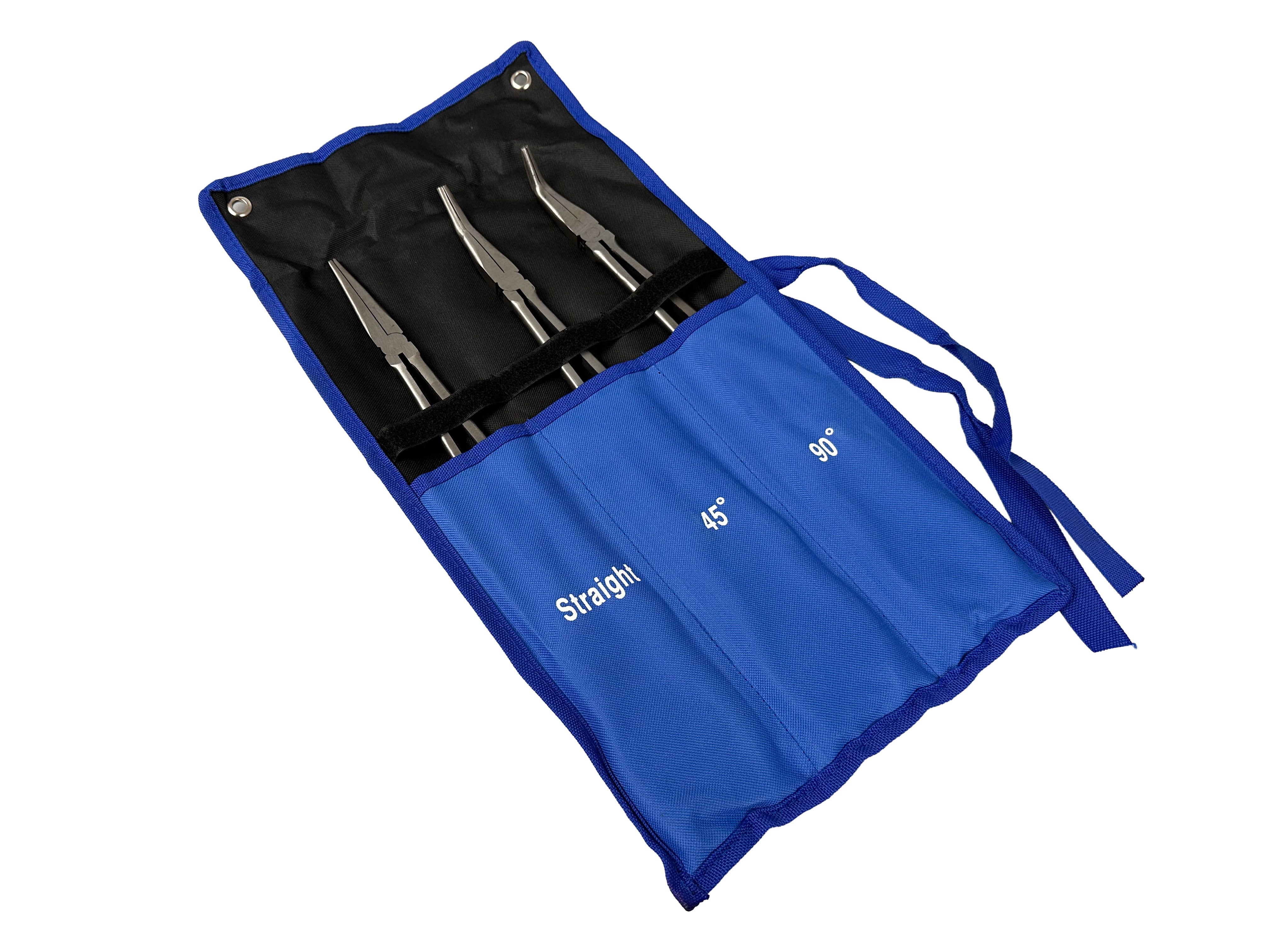 Set di pinze a becchi extra lunghi 400 mm, 3 pezzi Gebo Tools