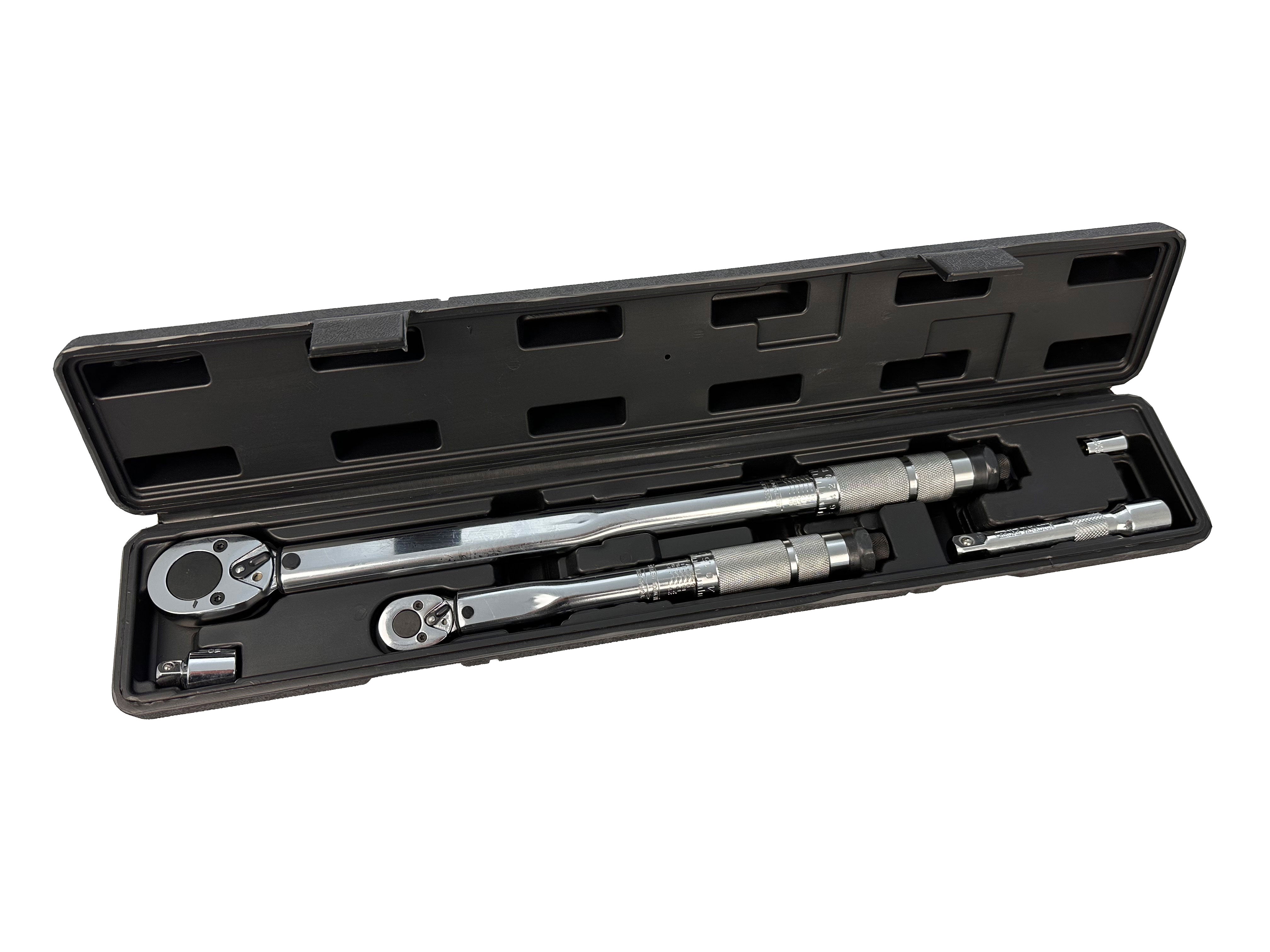 Set chiavi dinamometriche 1/2" 1/4", 2-210 NM, cricchetto chiavi momento chiave, Gebo Tools