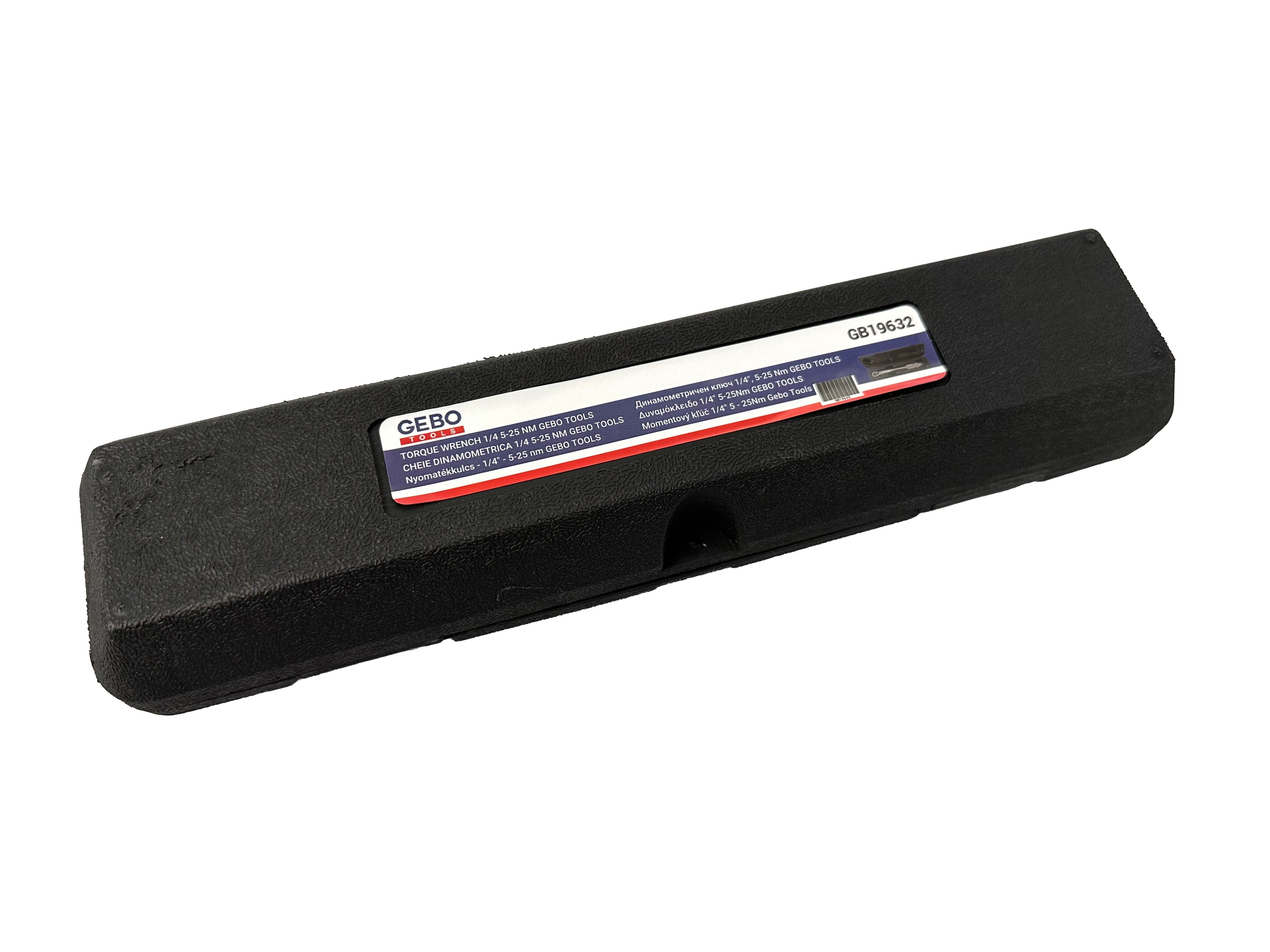 Chiave dinamometrica 1/4 5-25 Nm Gebo Tools