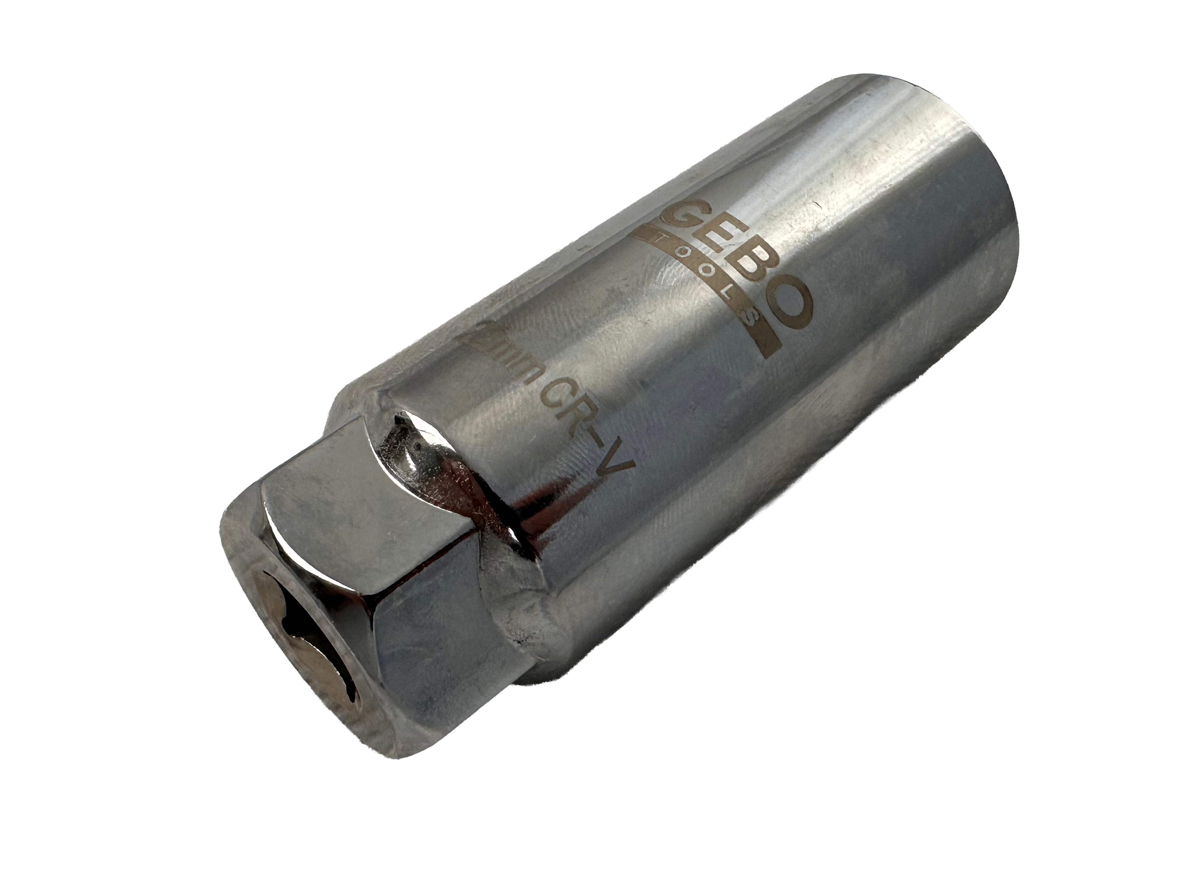 Chiave per sonda lambda da 22 mm attacco 3/8" con fessura da 8 mm GEBO TOOLS