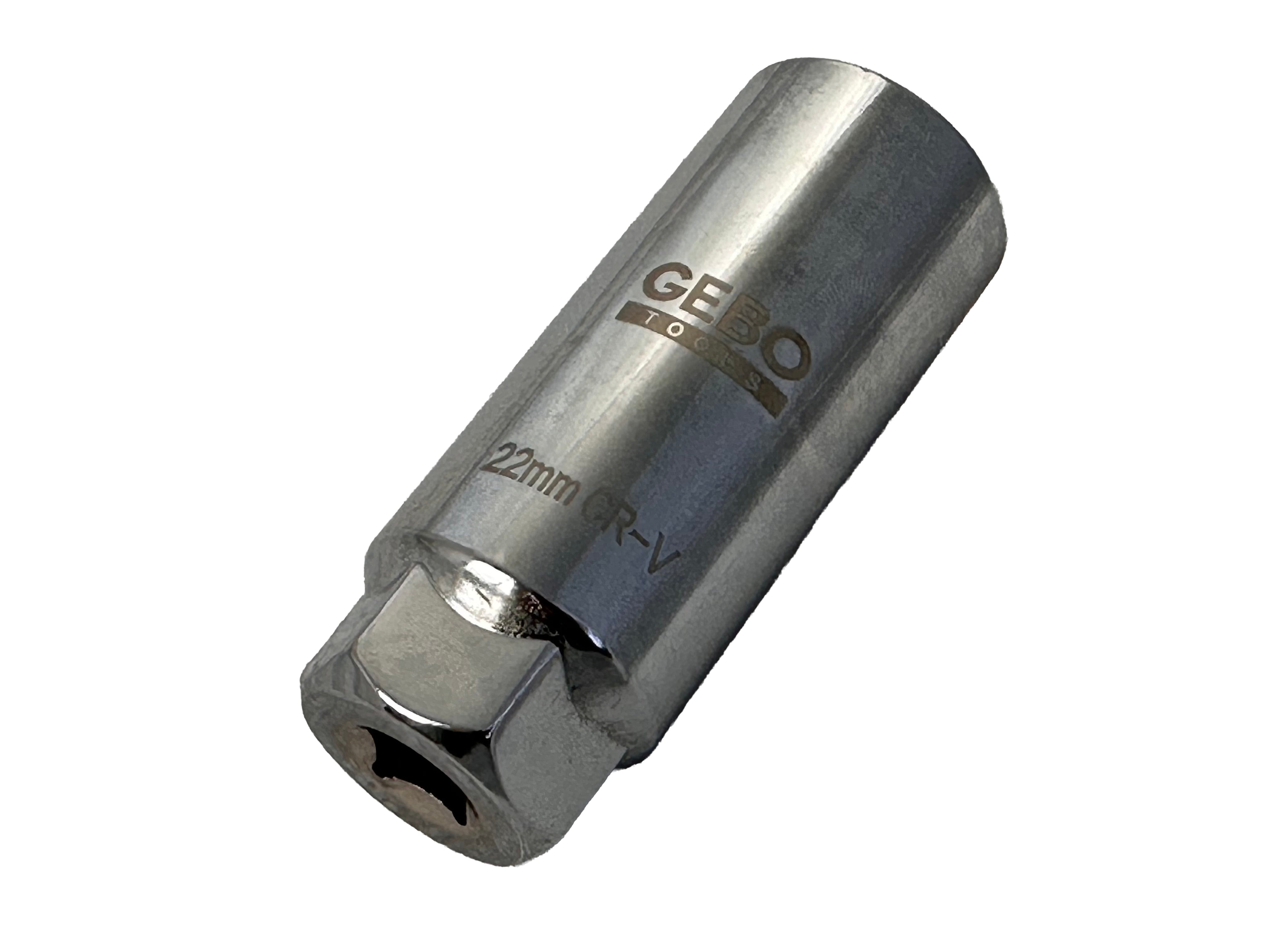 Chiave per sonda lambda da 22 mm attacco 3/8" con fessura da 8 mm GEBO TOOLS