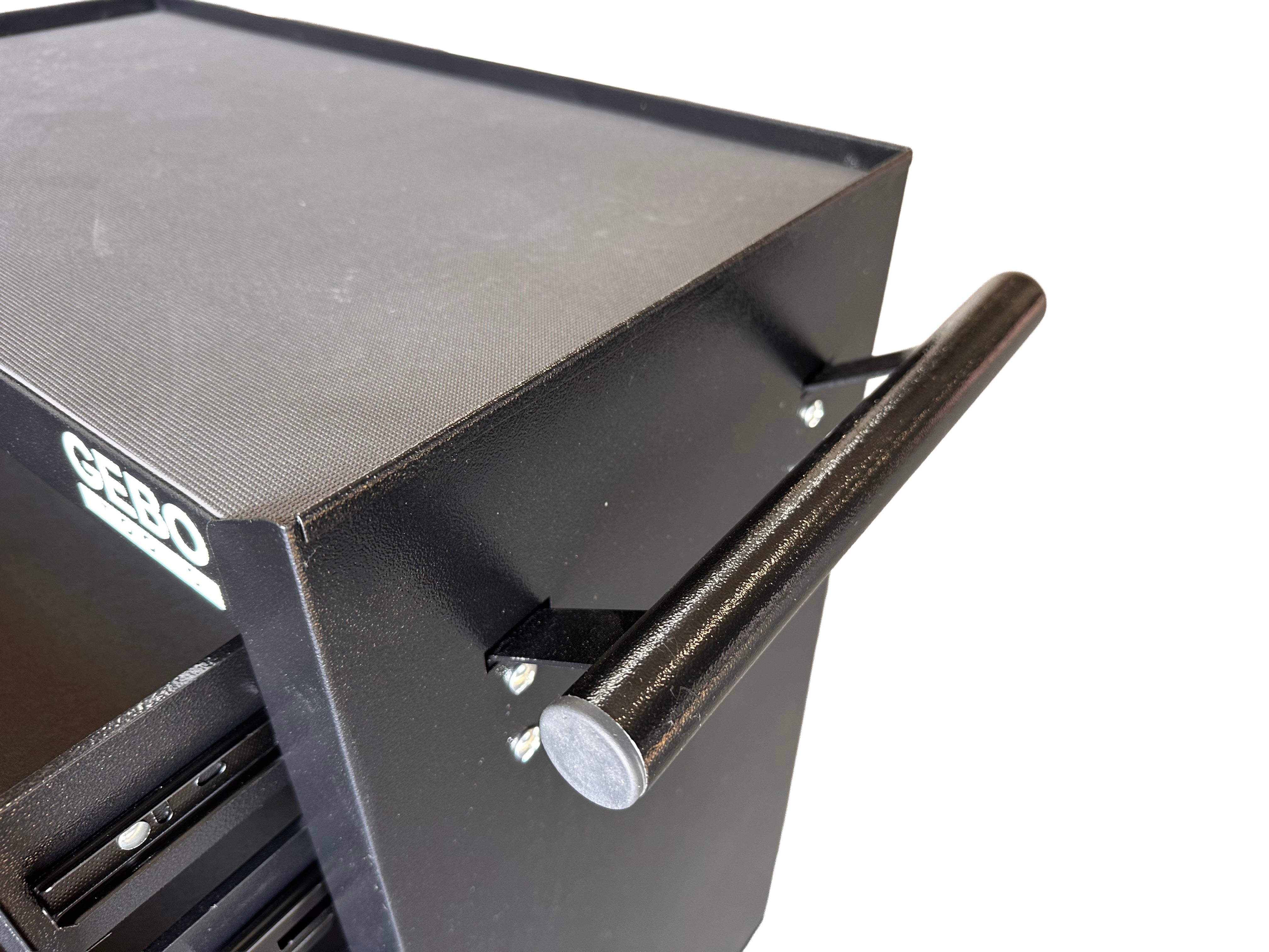 Armadio metallico senza attrezzi con 5 cassetti nero, carrello portautensili , cassetta porta attrezzi mobile Gebo Tools