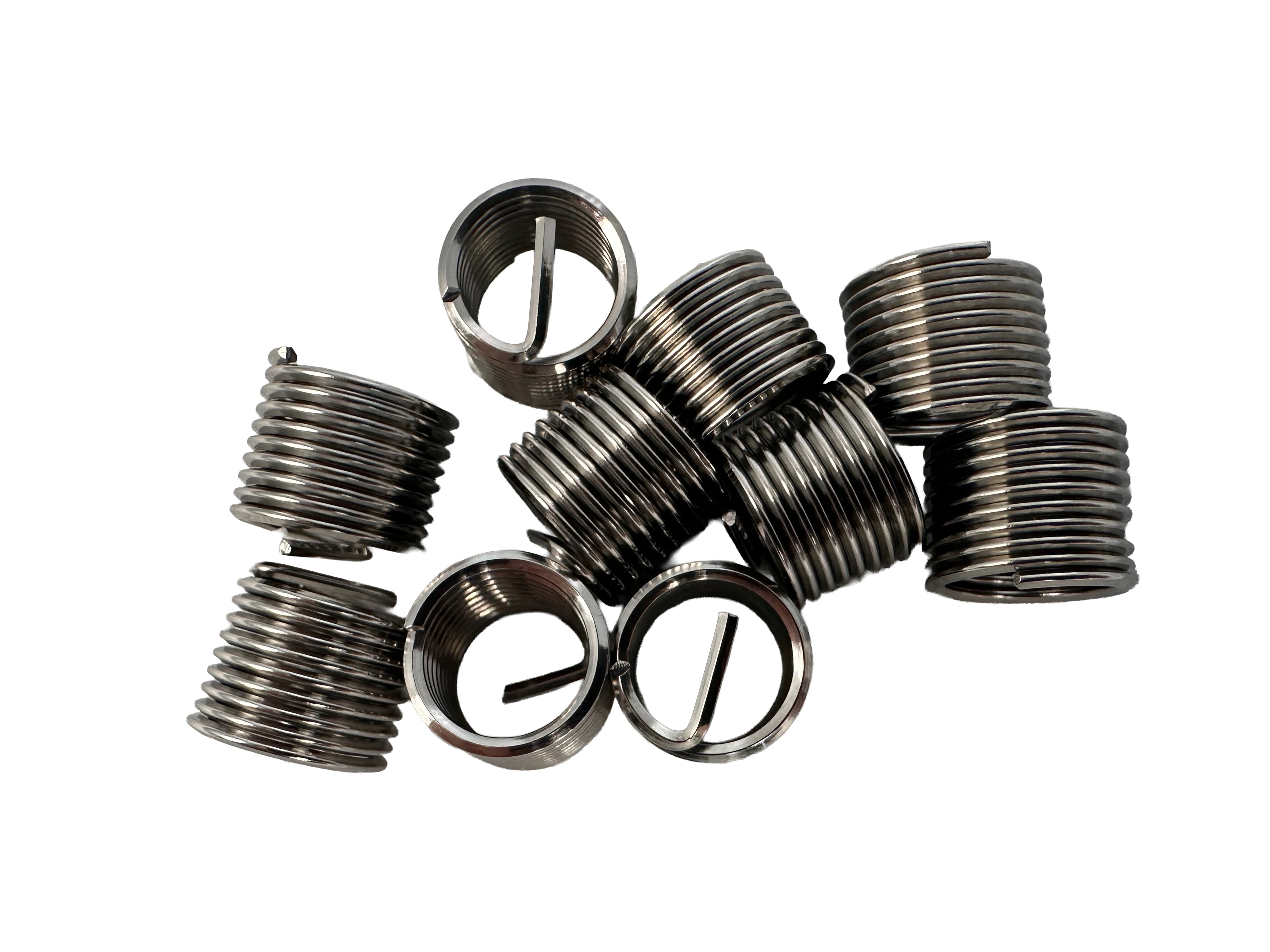 Inserto elicoidale per riparare filetti M10×1.2 ,set di manicotti in filo avvolto 10 pezzi Gebo Tools