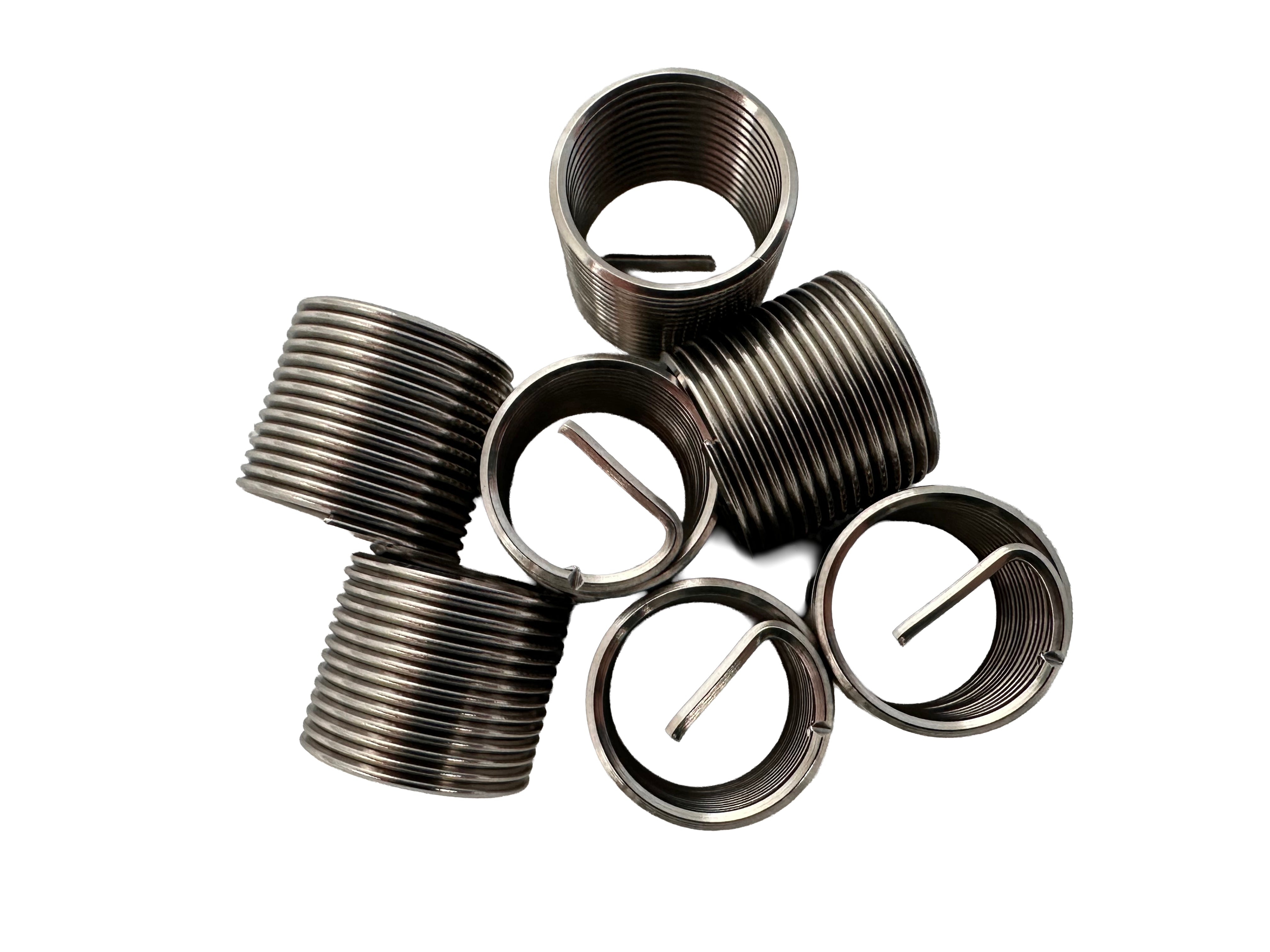 Inserto elicoidale per riparare filetti M14×1.25 ,set di manicotti in filo avvolto 10 pezzi Gebo Tools