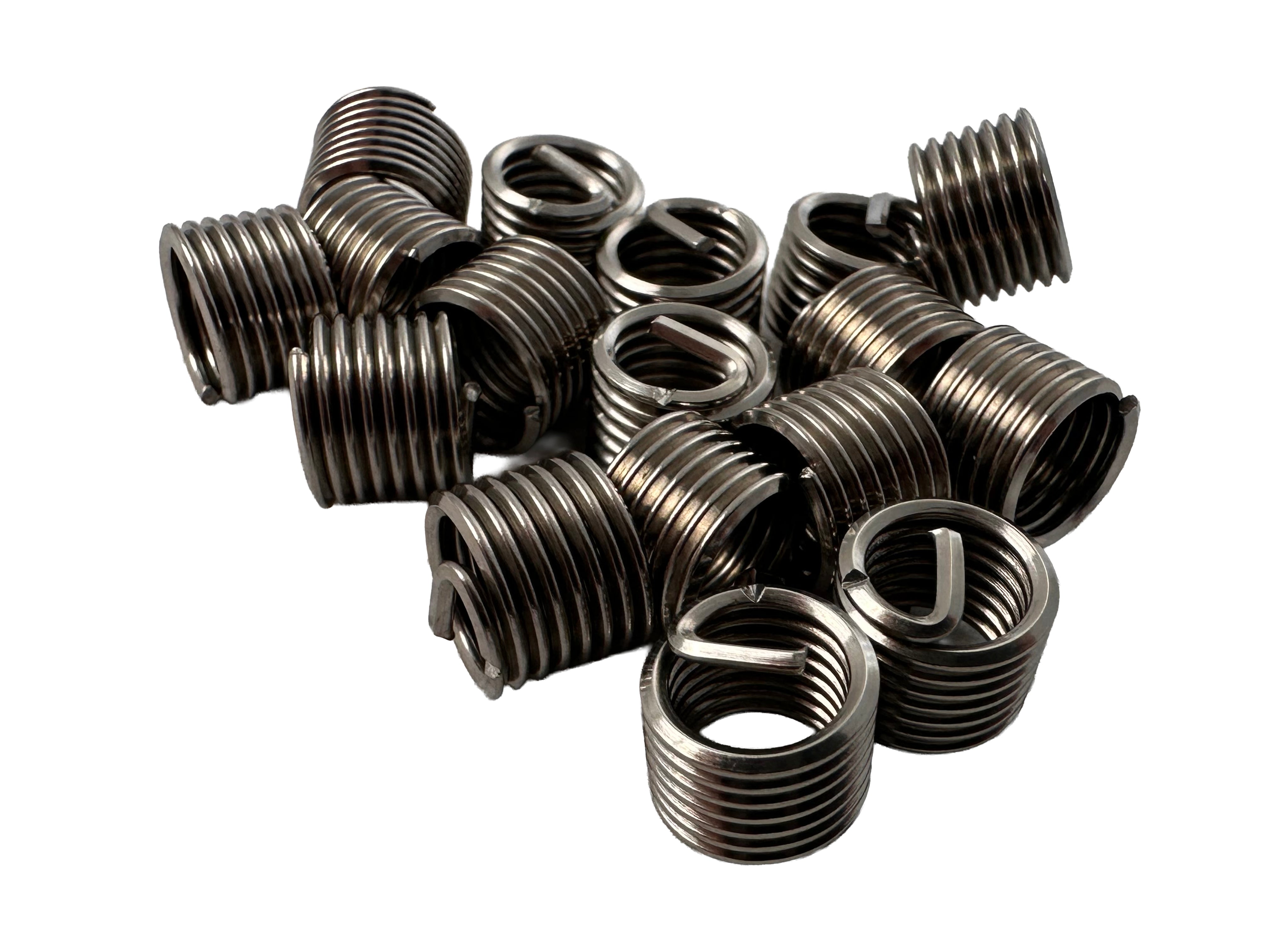 Inserto elicoidale per riparare filetti M8×1.25 ,set di manicotti in filo avvolto 10 pezzi Gebo Tools