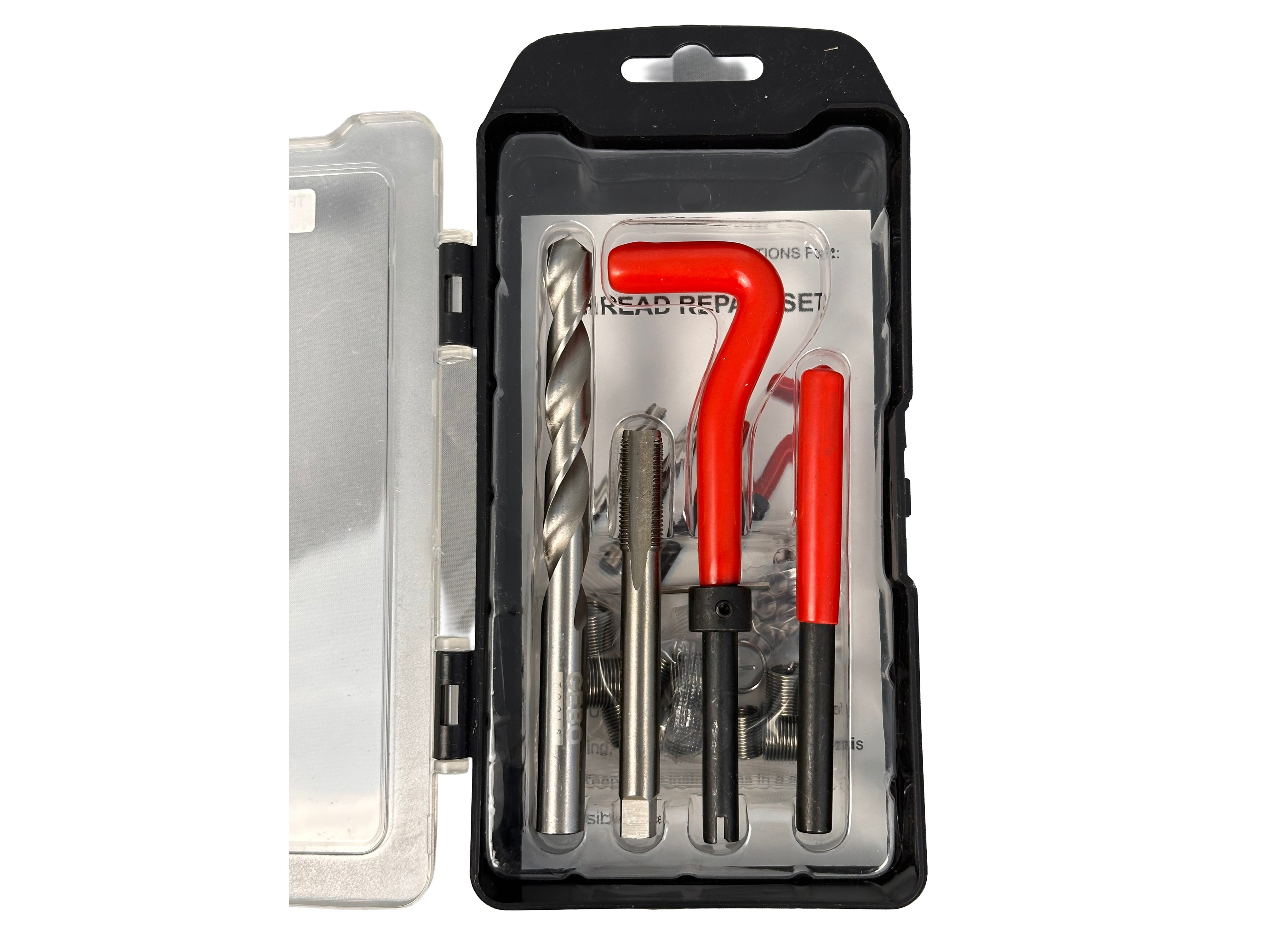 Kit di riparazione per filetti M10 x 1,0 14 pezzi Gebo Tools