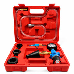 Set strumenti di riempimento e spurgo per impianto raffreddamento auto, kit utensili professionali per sistema di raffreddamento del radiatore, ricarica del liquido refrigerante  Gebo Tools