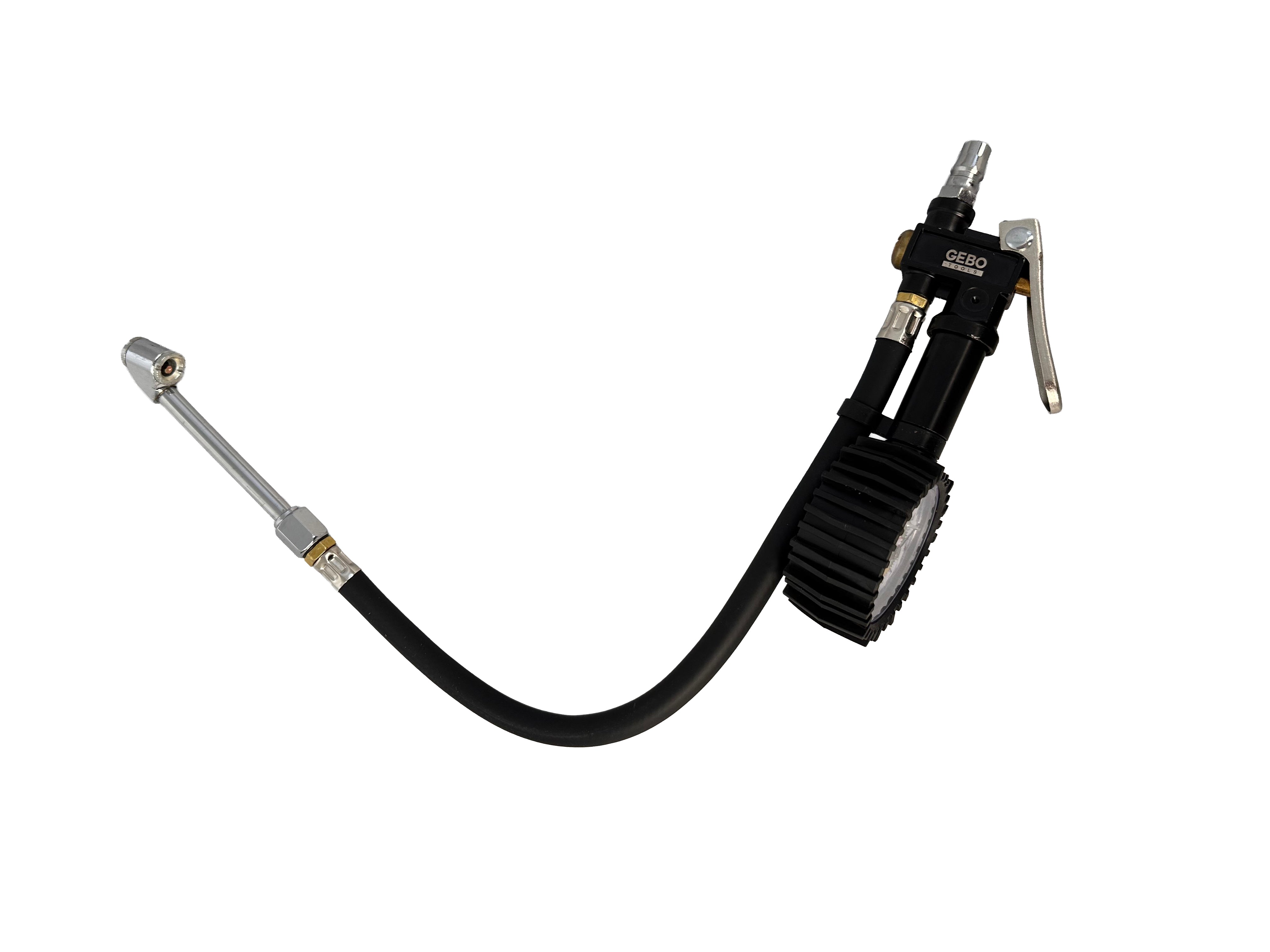 Pistola con manometro analogico per gonfiaggio pneumatici  0-15 Bar Tvardy