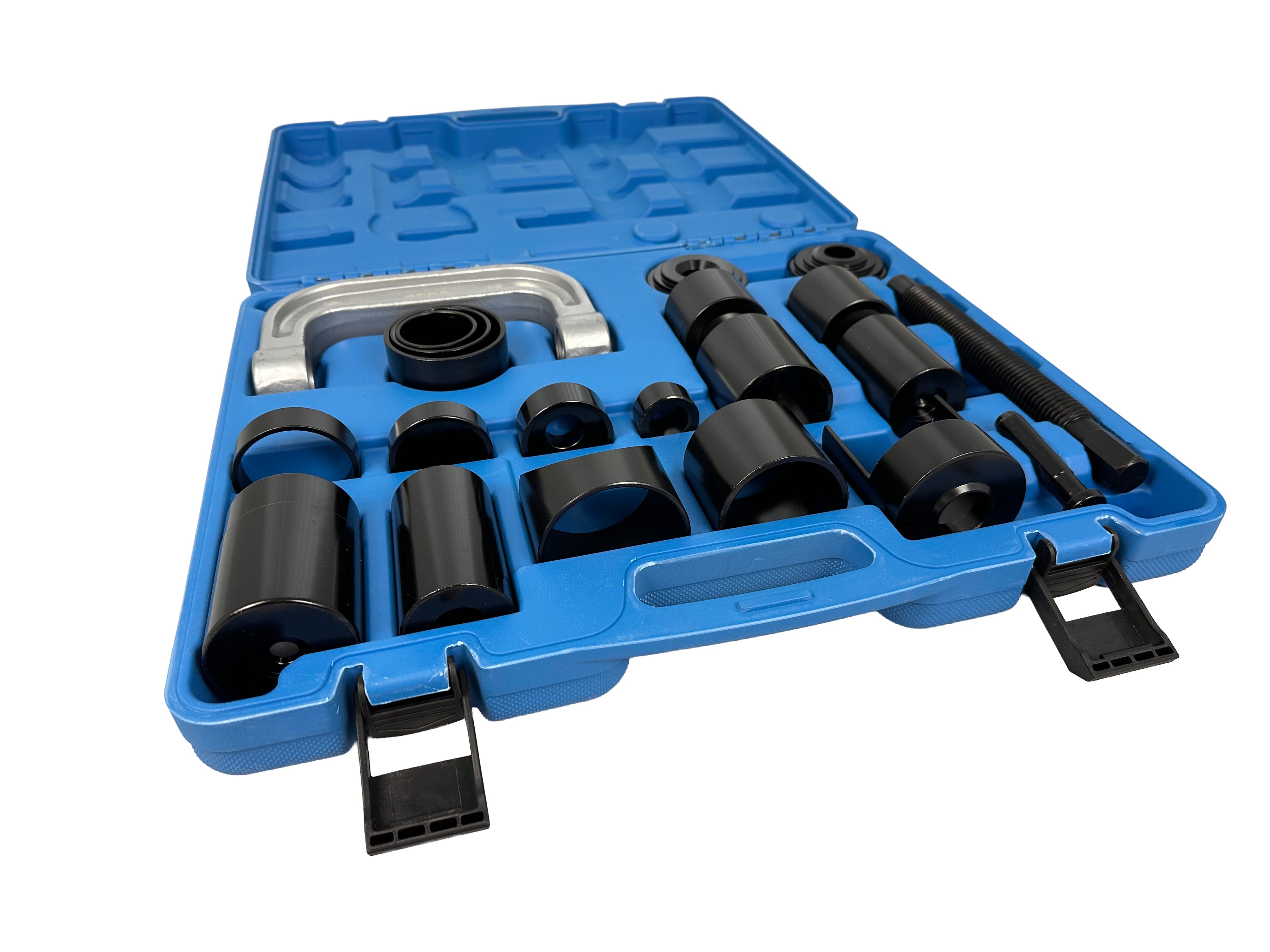 Kit pressa per l'estrazione di boccole, perni e testine di sterzo 21 pezzi Gebo Tools