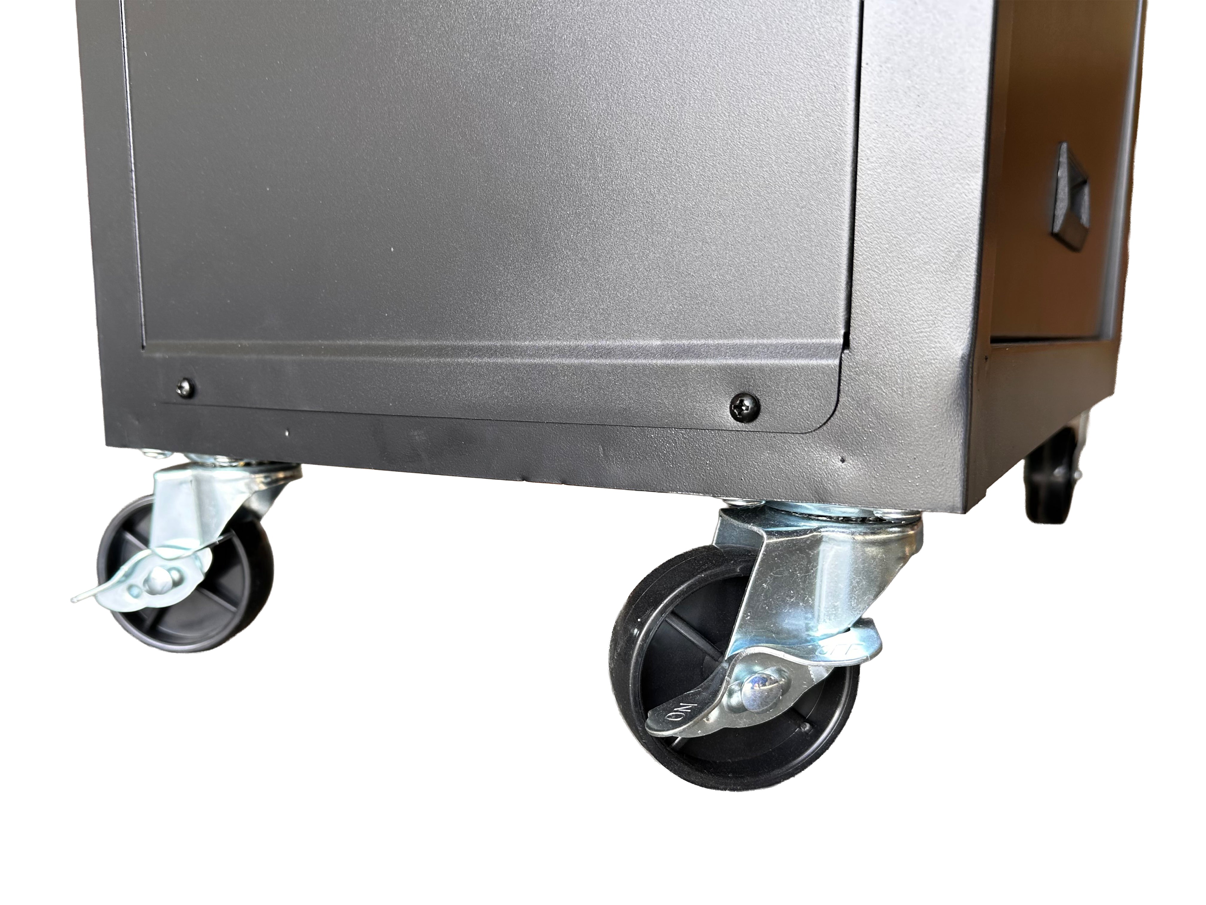 Armadio metallico senza attrezzi a 2 pezzi,con 6 cassetti a ripiano rimovibile ,carrello portautensili , cassetta porta attrezzi mobile Gebo Tools