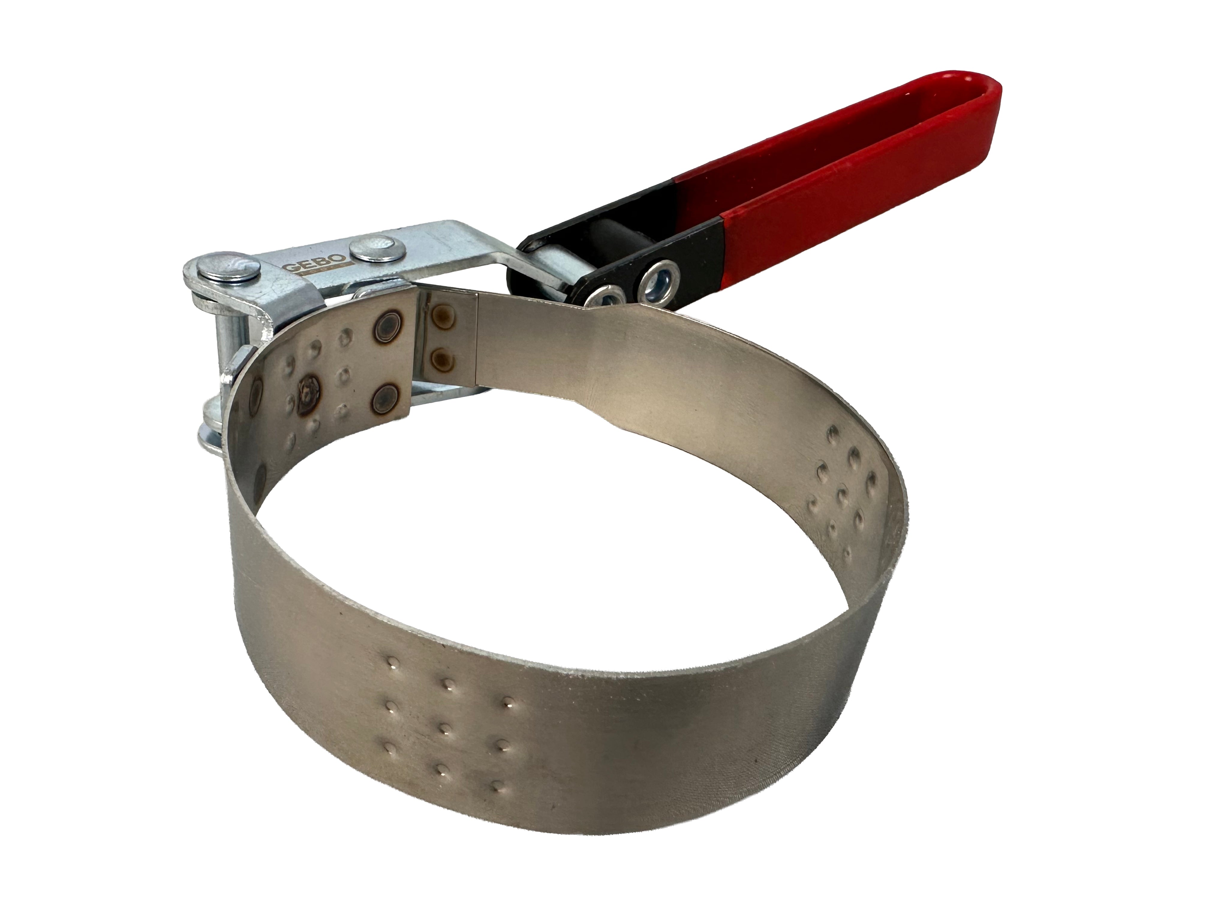 Chiave per filtro olio regolabile con fascia metallica, chiave a nastro per smontaggio filtro olio auto 73-85 mm Gebo Tools