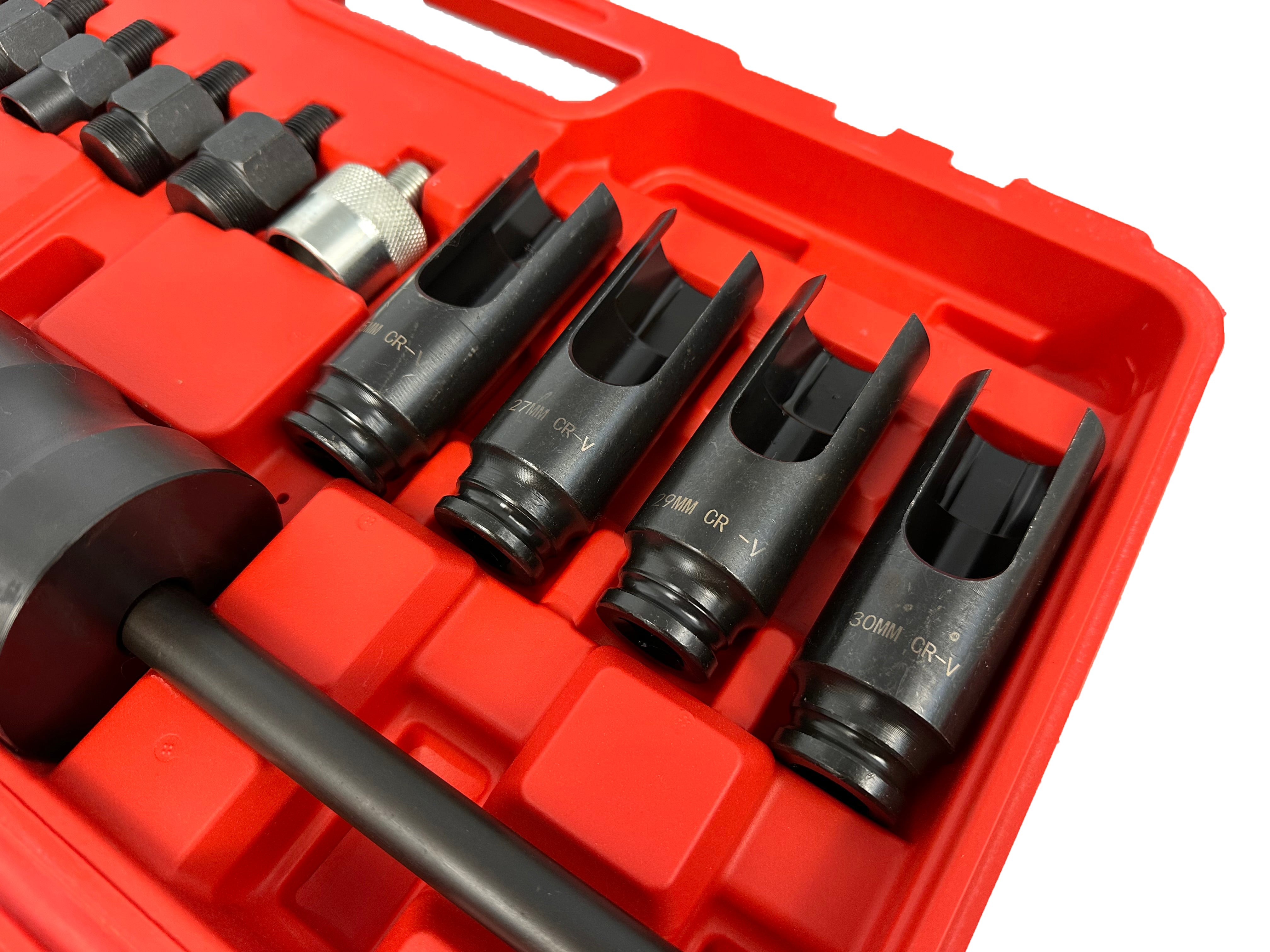 Set estrattore per iniettori , kit attrezzi per la rimozione iniettori diesel 14 pezzi Gebo Tools