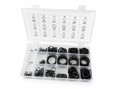 Set assortimento anelli Seeger esterni (anelli d'arresto), 300 pezzi Gebo Tools