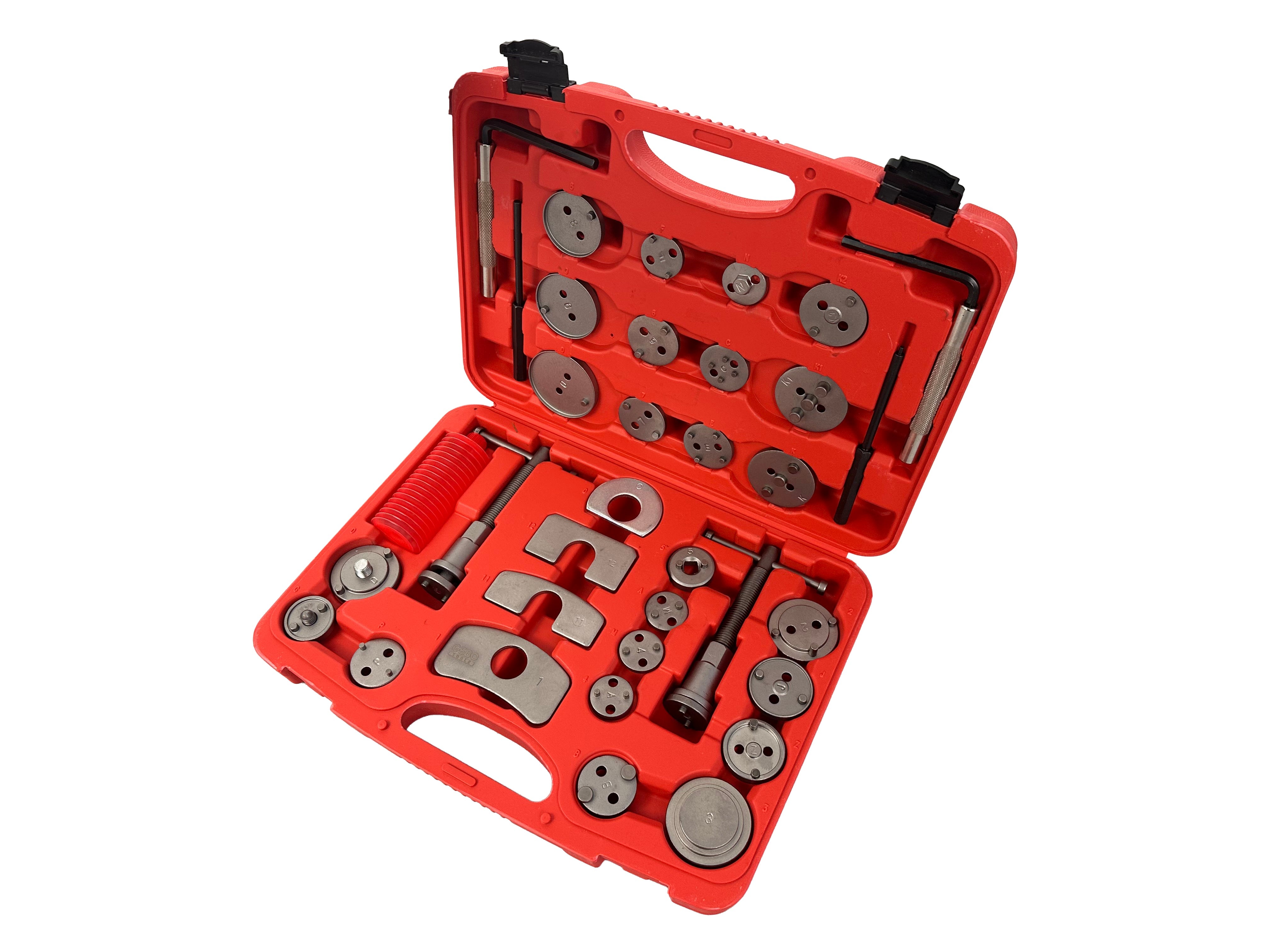 Set pressa per pistoncini pinze freno 35 pezzi Gebo Tools