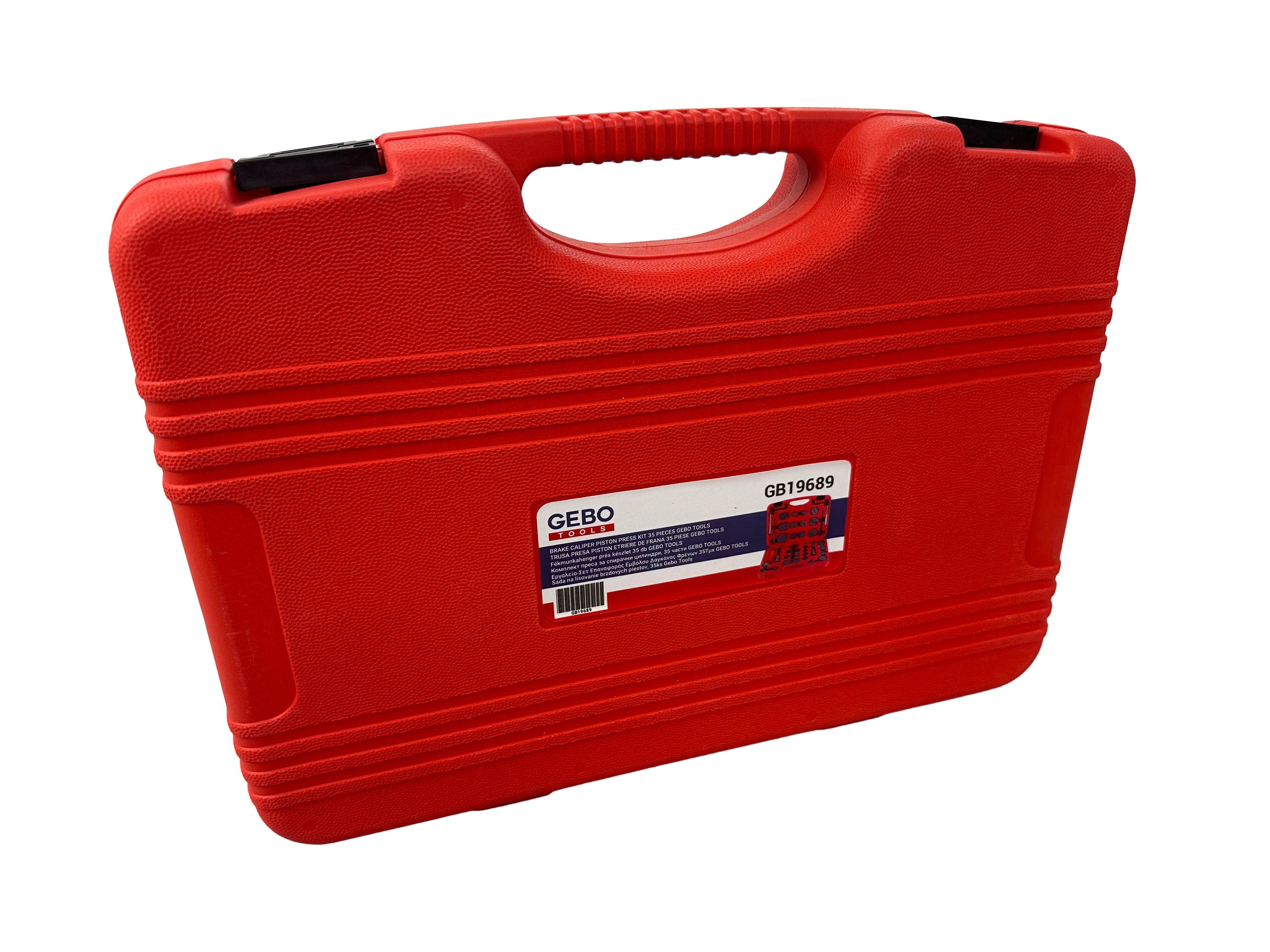 Set pressa per pistoncini pinze freno 35 pezzi Gebo Tools