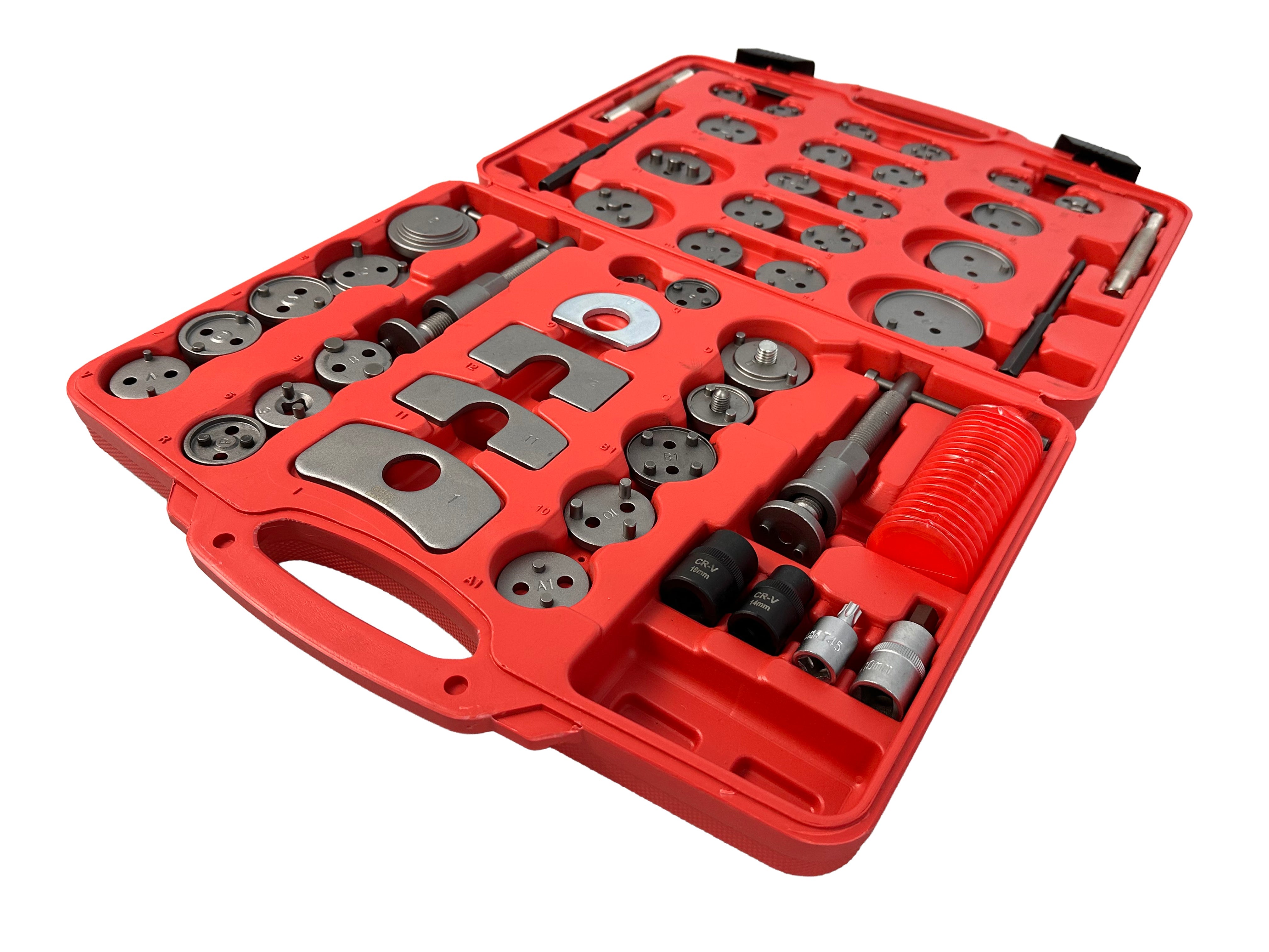 Set pressa per pistoncini pinze freno 50 pezzi Gebo Tools