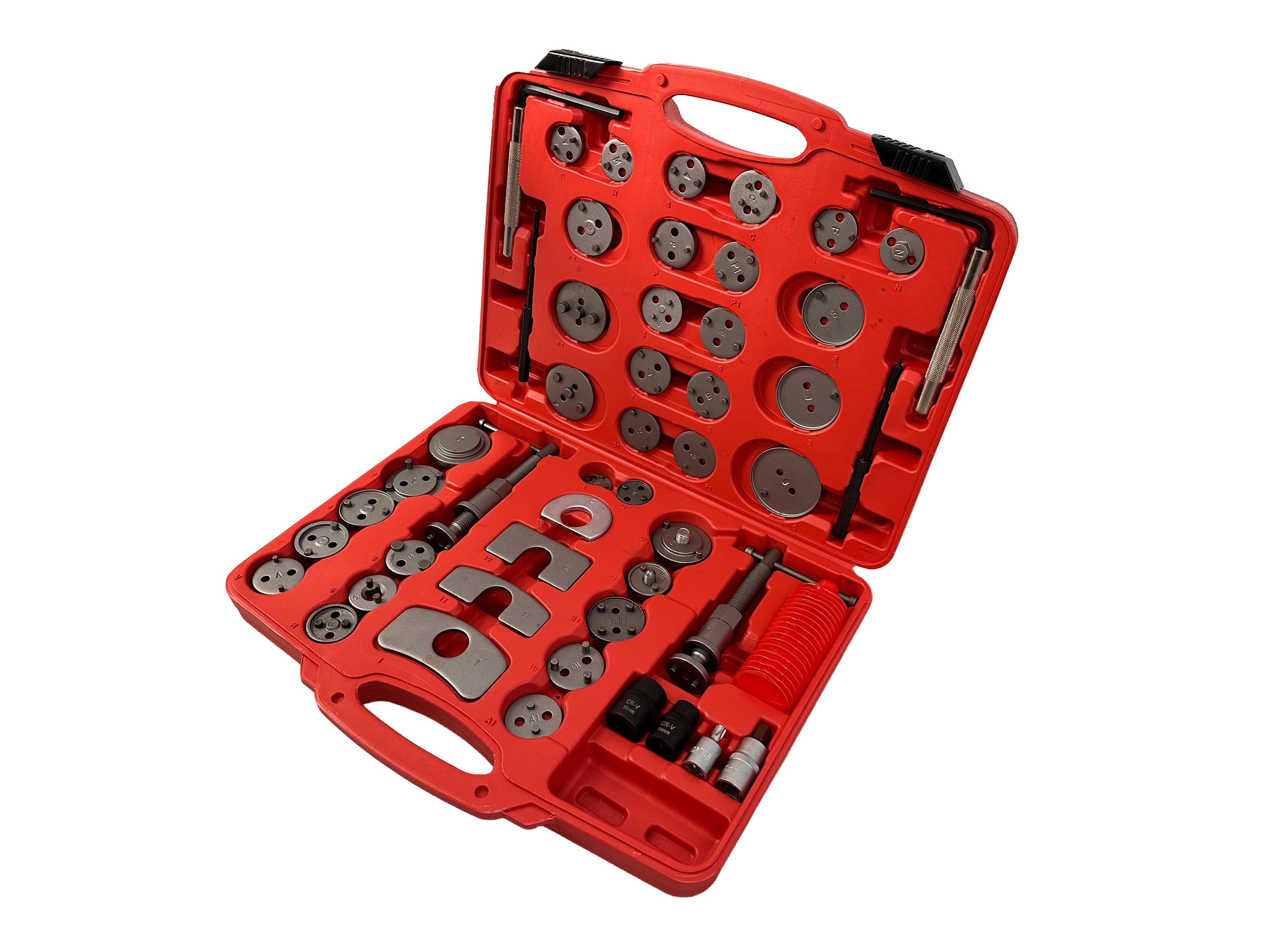 Set pressa per pistoncini pinze freno 50 pezzi Gebo Tools