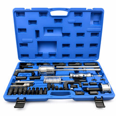 Set-kit estrattori per iniettori CDI con 3 martelli scorrevoli e adattatori 4 pezzi Gebo Tools