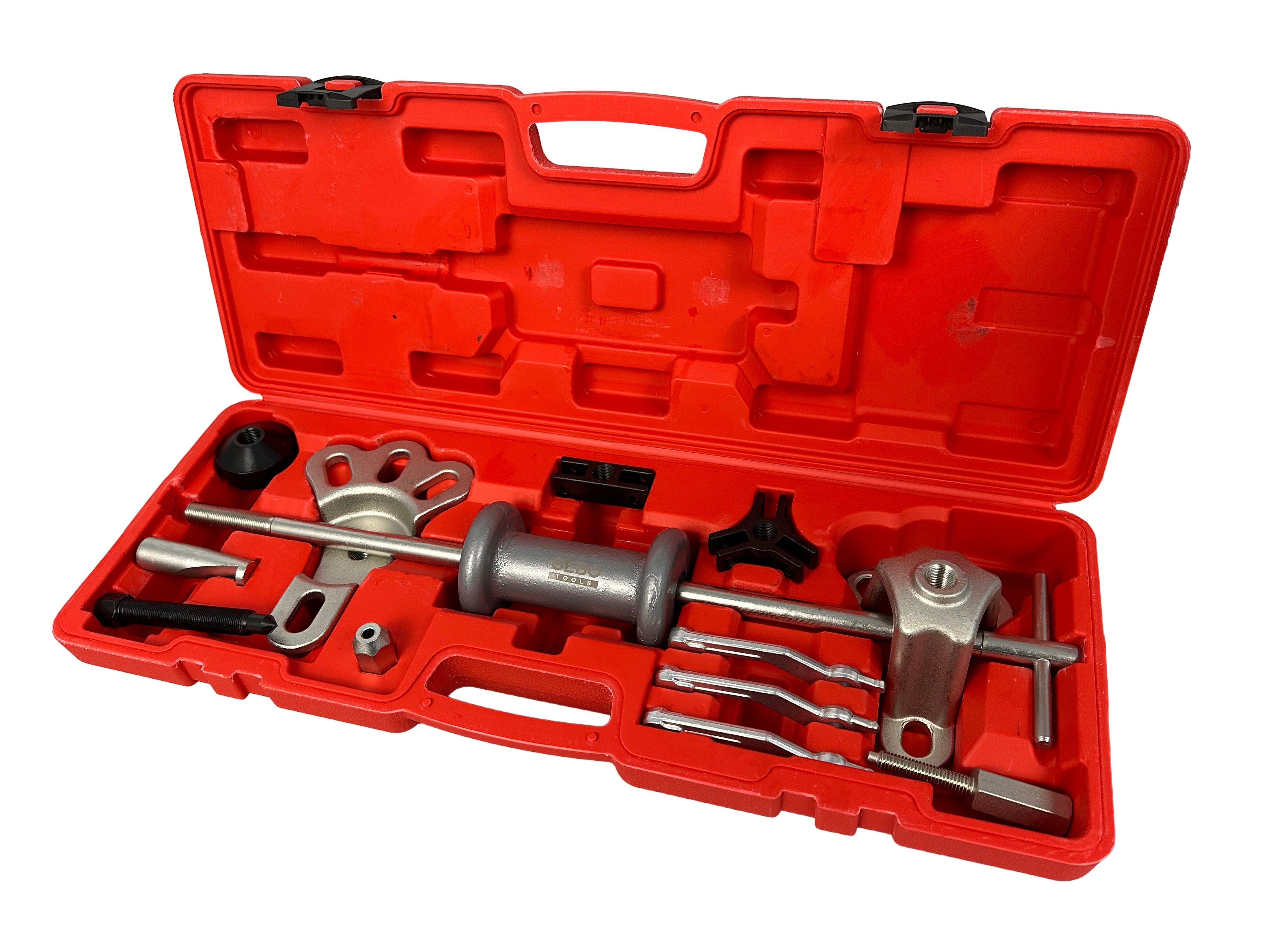 Set estrattore per mozzo con cuscinetto ruota con martello scorrevole Gebo Tools