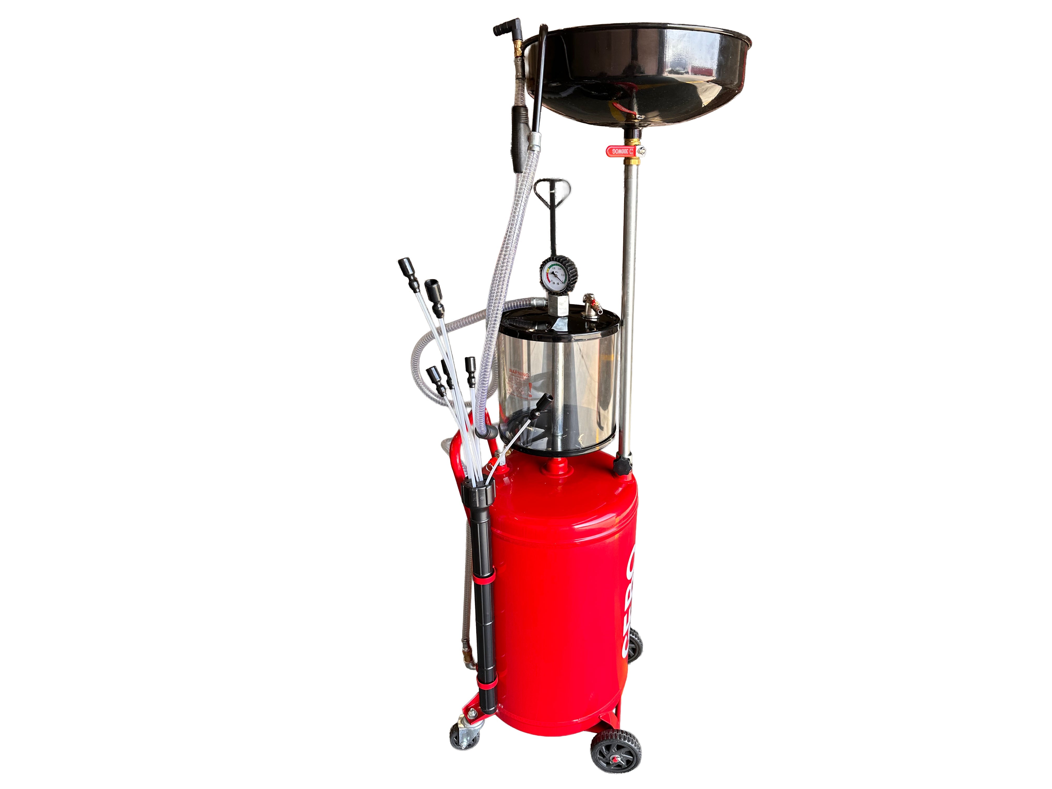 Aspiratore olio esausto 80 litri recuperatore per cambio olio motore, Gebo Tools