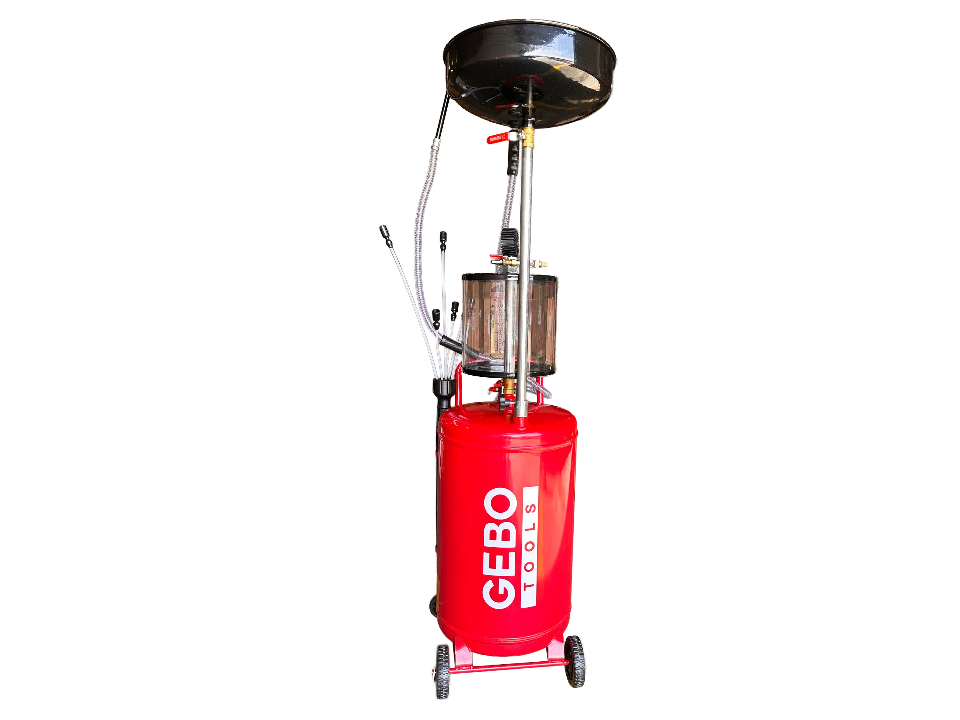 Aspiratore olio esausto 80 litri recuperatore per cambio olio motore, Gebo Tools