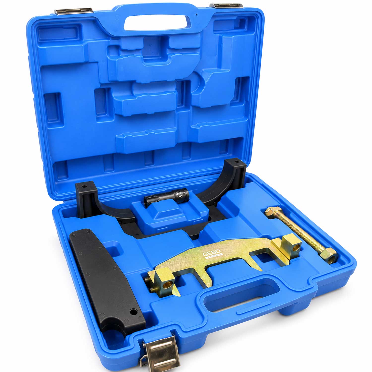 Kit messa in fase motori, set attrezzi per il bloccaggio/fasatura cinghia di distribuzione dell'albero a camme del motore, compatibile con Mercedes-Benz M271 Gebo Tools