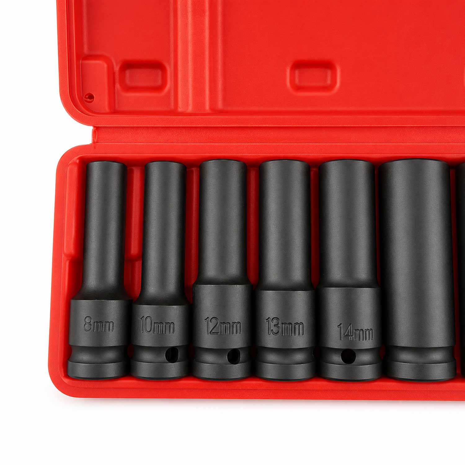 Set-kit bussole a impatto 1/2'', E8-E24 mm,10 pezzi Gebo Tools