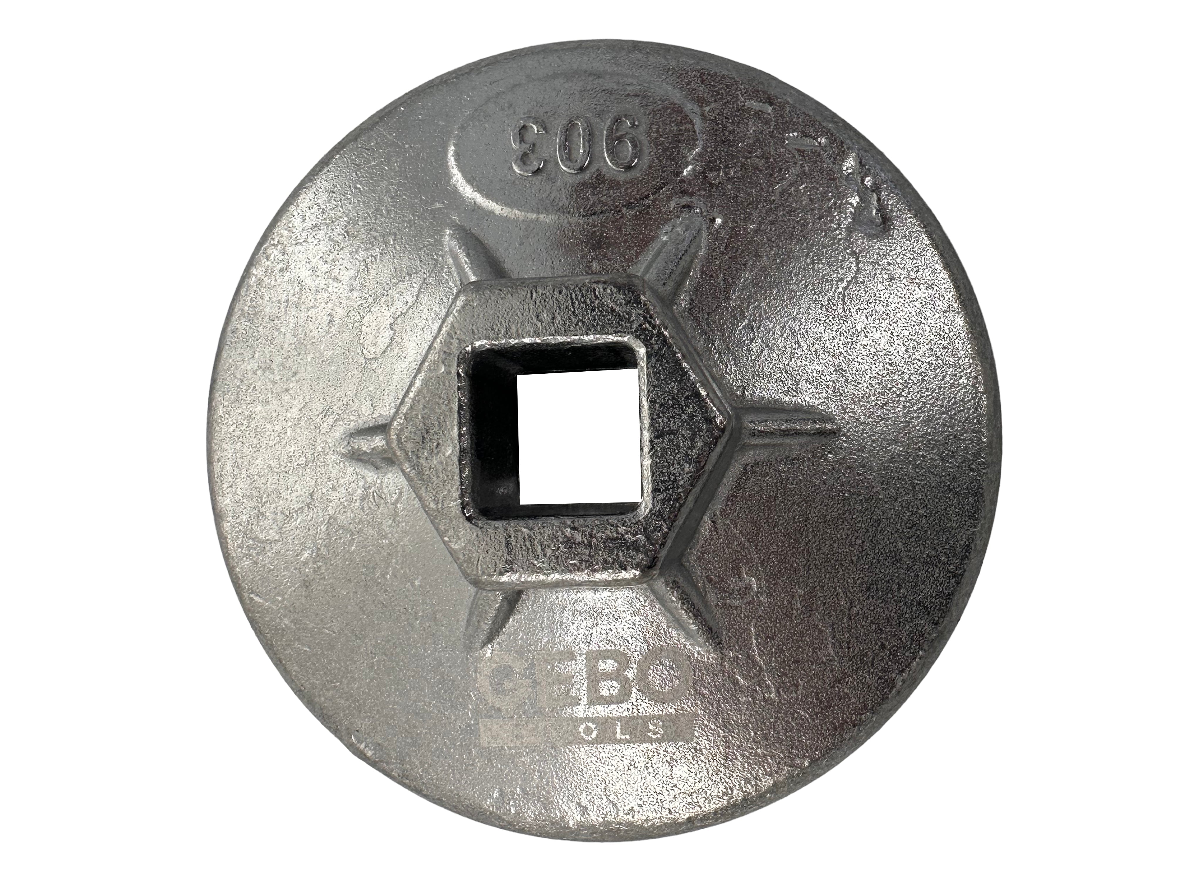 Chiave a tazza per filtro olio ø 74 mm con 14 lati Gebo Tools