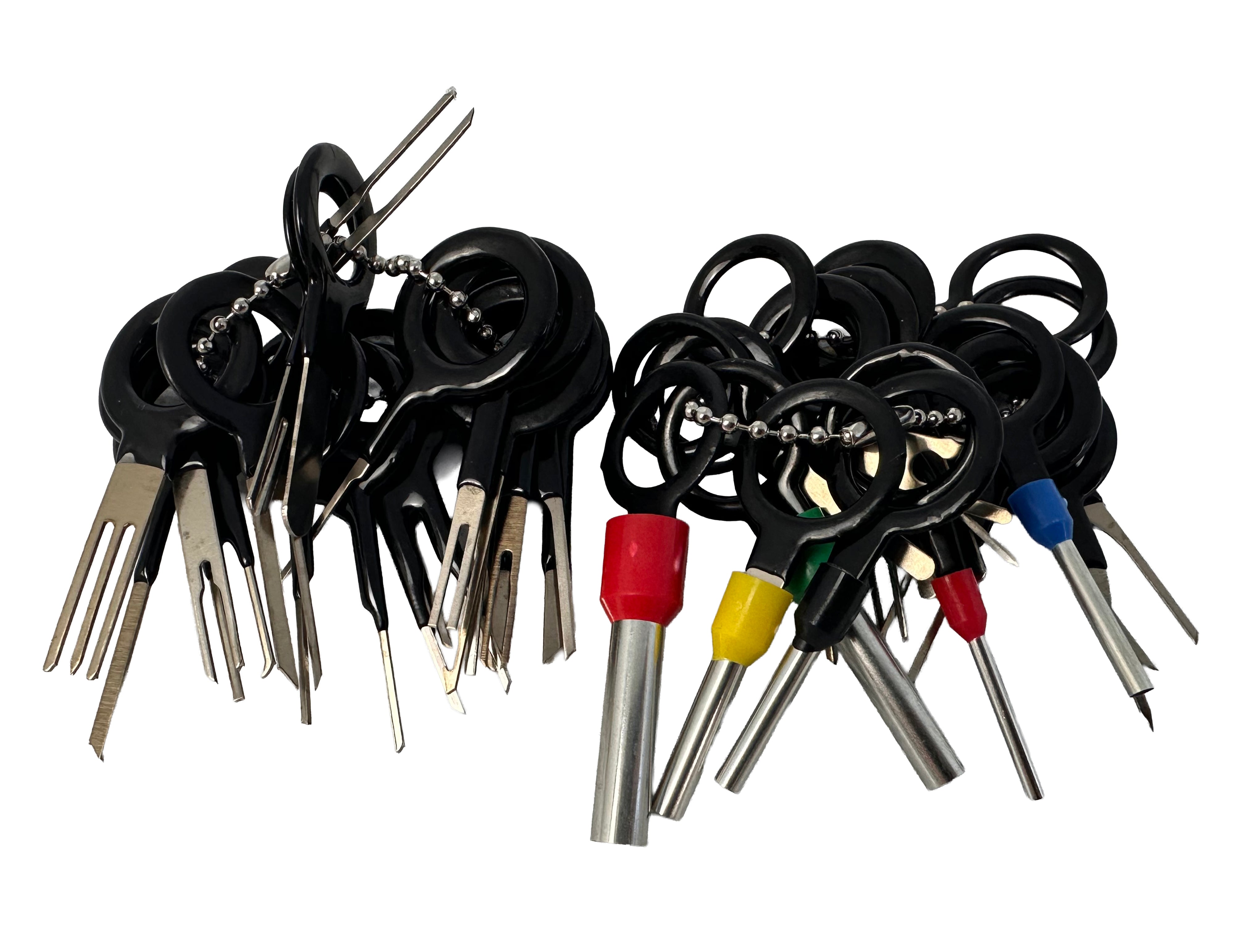 Strumenti di rimozione terminale, connettore per auto elettrico, PIN estrattore, riparazione strumenti chiave set, per connettori crimpare per cablaggio elettrico auto per riparazione auto, 38 pezzi Gebo Tools