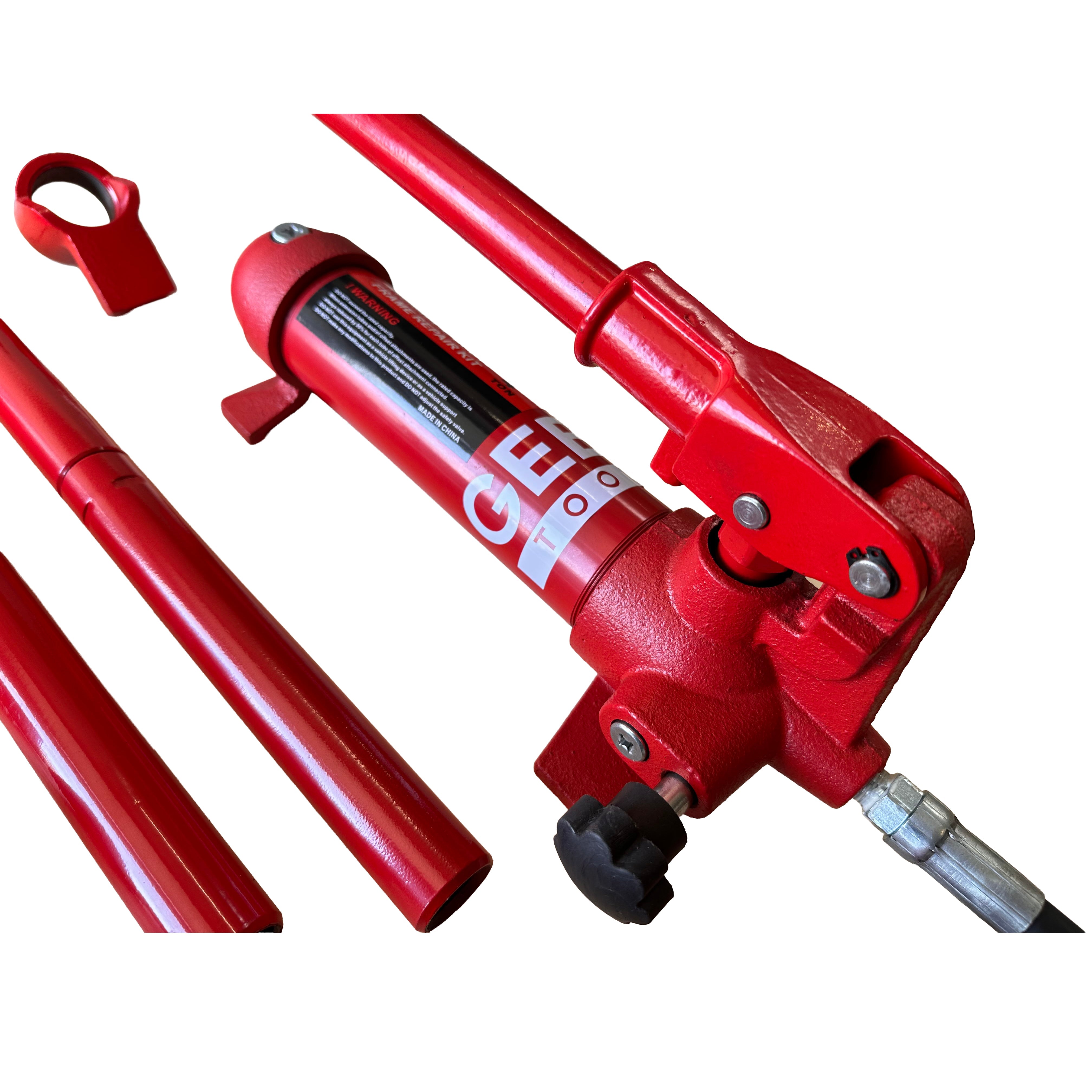 Kit per la raddrizzatura e la rimozione delle ammaccature della carrozzeria, kit per riparazione carrozzeria, idraulico, 4 t, Gebo Tools