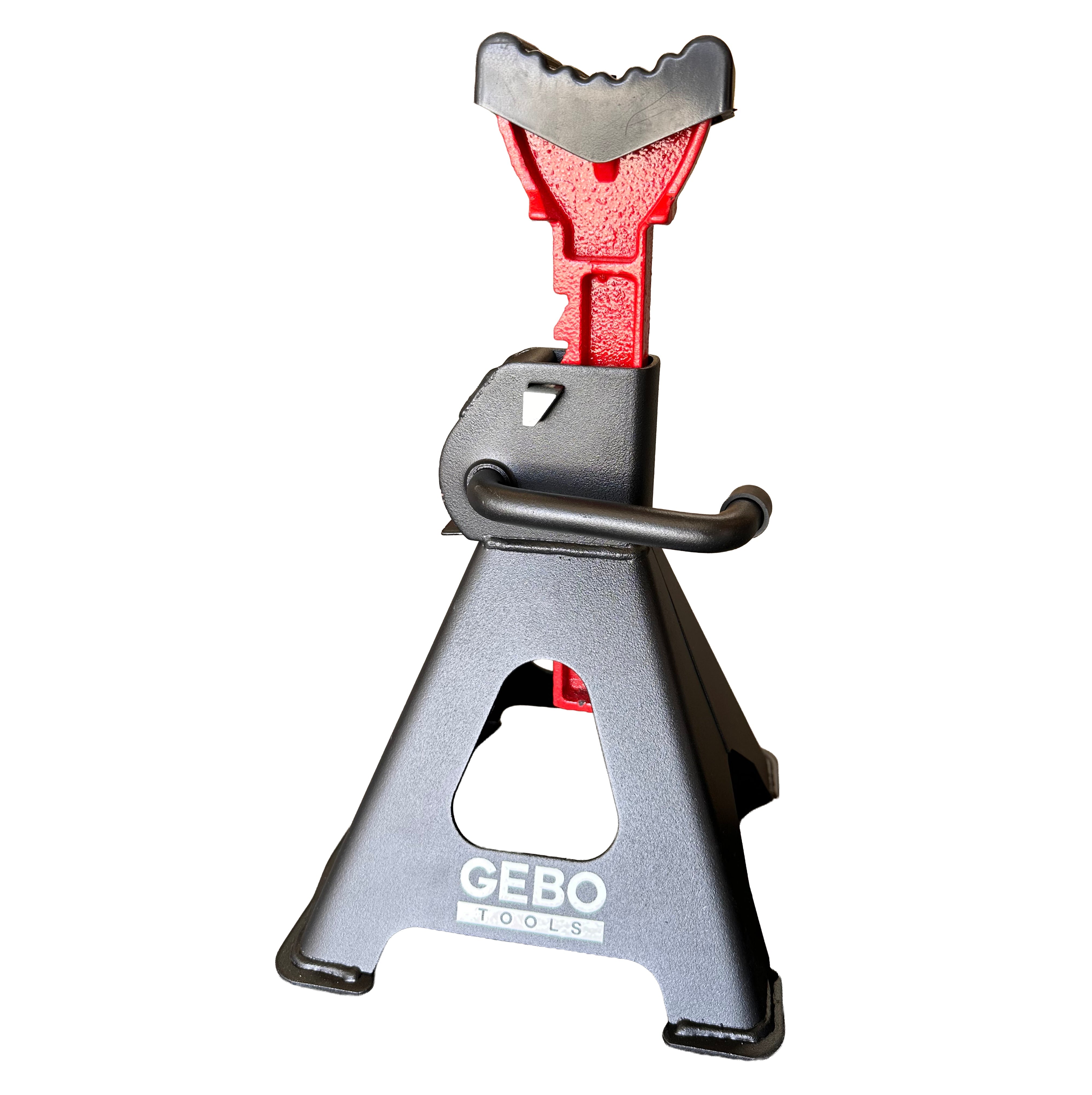 Set di 2 cavalletti auto, cavalletti per carrozzeria, capacità 3 t, altezza regolabile, coppia di cavalletti per auto, supporti per assale con leva di sicurezza, cavalletti da sostegno officina, fai da te, domestico, garage, moto, 29.5-43 cm Gebo Tools