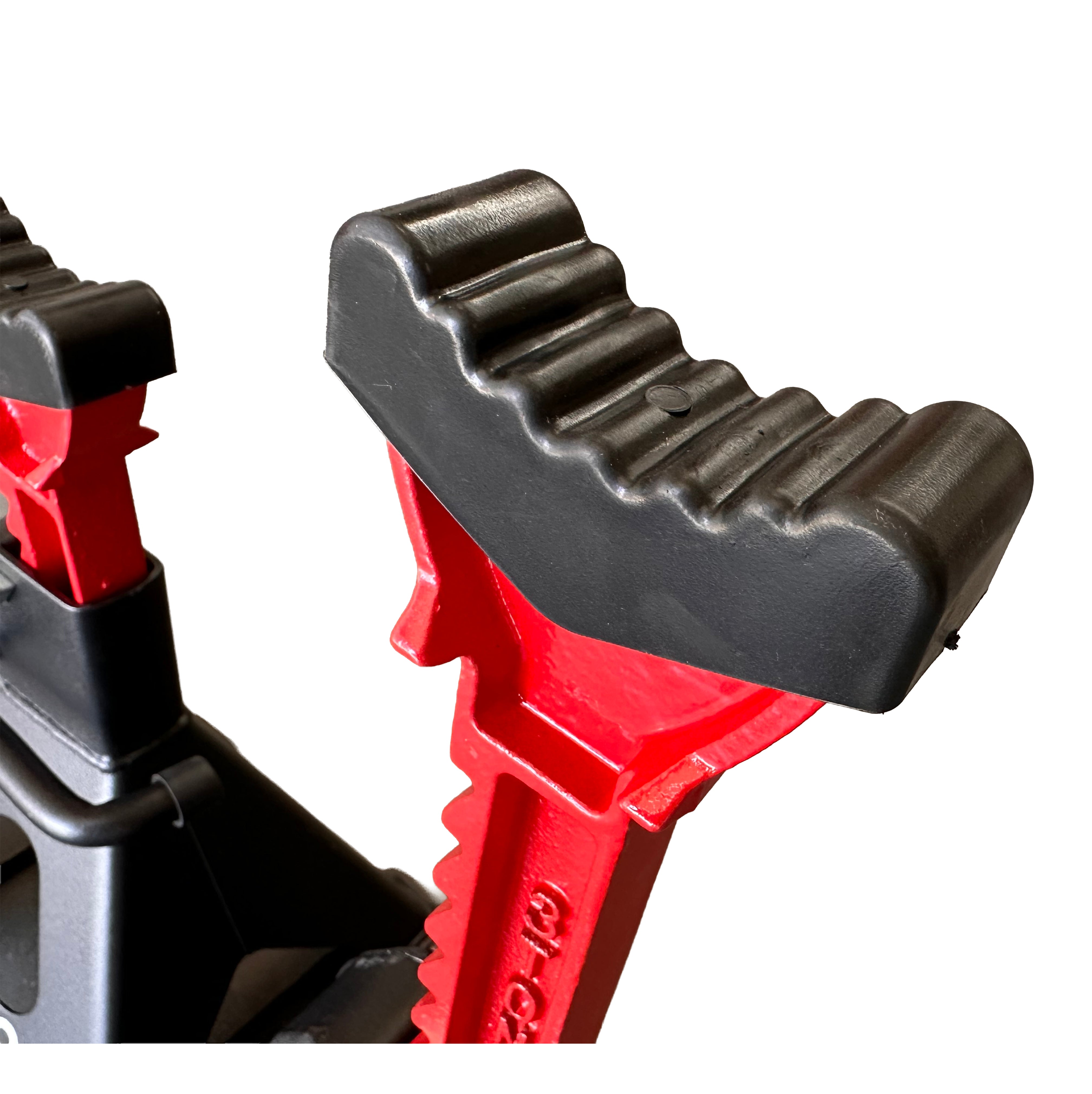 Set di 2 cavalletti auto, cavalletti per carrozzeria, capacità 3 t, altezza regolabile, coppia di cavalletti per auto, supporti per assale con leva di sicurezza, cavalletti da sostegno officina, fai da te, domestico, garage, moto, 29.5-43 cm Gebo Tools