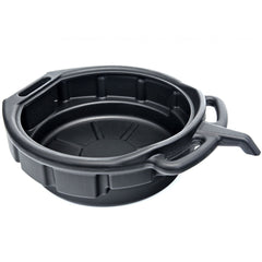 Vaschetta recupero liquidi professionale per cambio olio auto, vaschetta di raccolta universale multiuso, officina, bacinella raccolta con tappo scarico, 15 l
