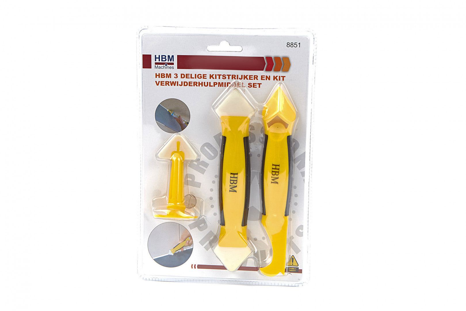 Set di attrezzi per rimozione di silicone, 3 pezzi, per cucina, bagno, pavimento, lavandino, finestra (bianco), set lavorazione/rimozione silicone 'silicon kit'
