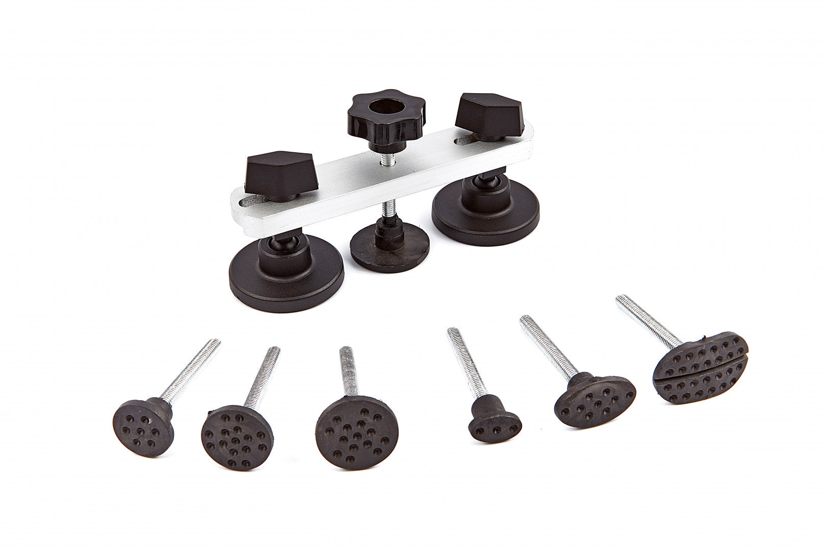 Kit 52 pezzi strumento per riparazione di ammaccature a ponte, con pistola per colla potenza per carrozzeria auto veicolo da garage officina fai-da-te, kit estrattore a ponte estrattore a martello per ammaccature, acciaio inox e carbonio