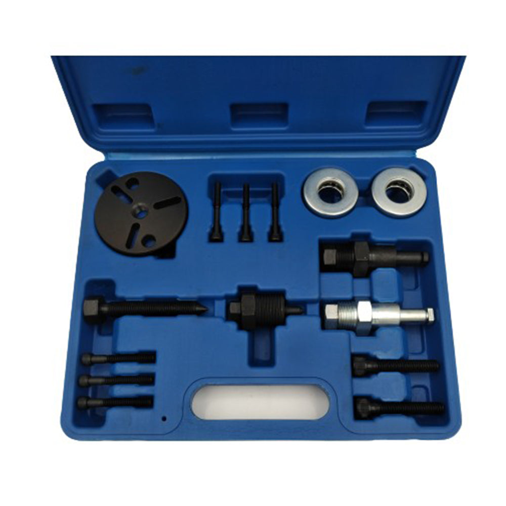 Estrattore mozzo frizione compressore aria condizionata e set installatore, auto car van truck a/c frizione remover, set kit estrattore rimozione puleggia frizione aria condizionata auto