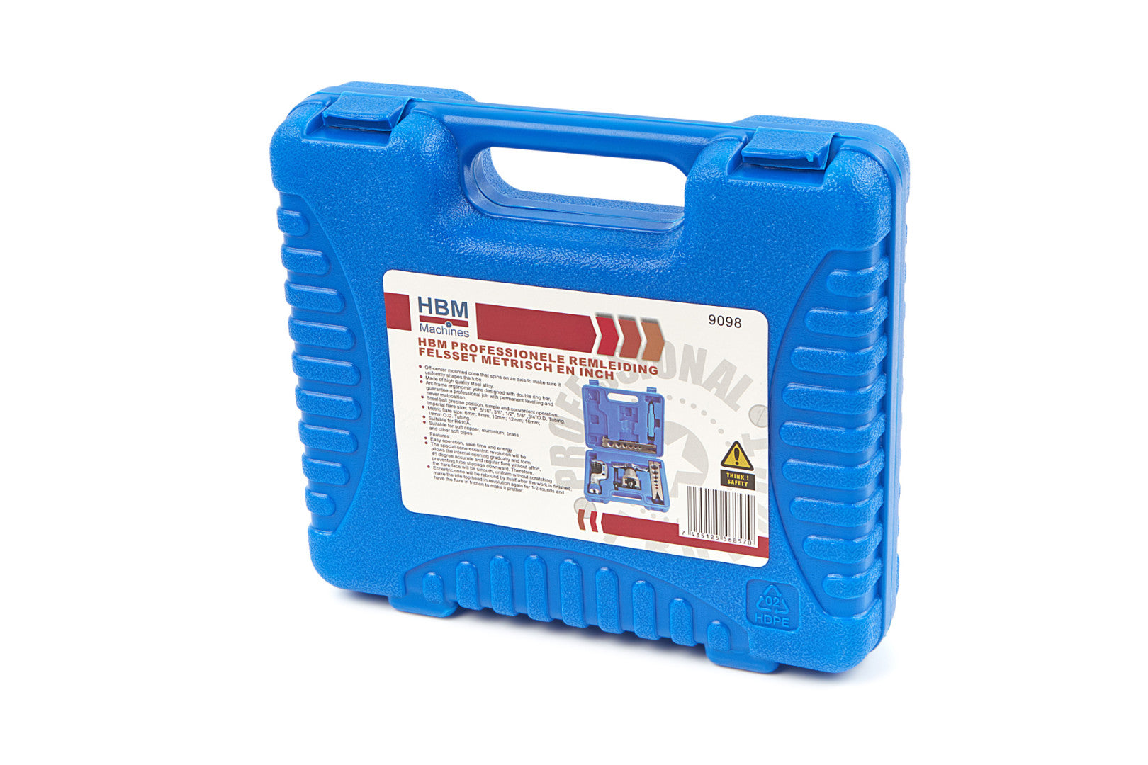 Kit bordatura, svasatura di tubi freno e tubi, set di attrezzi per l'espansione di tubazioni dei freni, ideale per sistemi di frenatura idraulici, in pollici e metrico