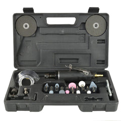 Kit per smerigliatrice pneumatica, mini smerigliatrice dritta per riparazione pneumatici e altre applicazioni, con accessori, 10 pezzi