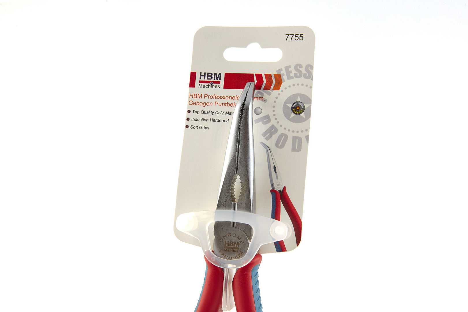 Pinza a becchi lunghi curvi  200 mm