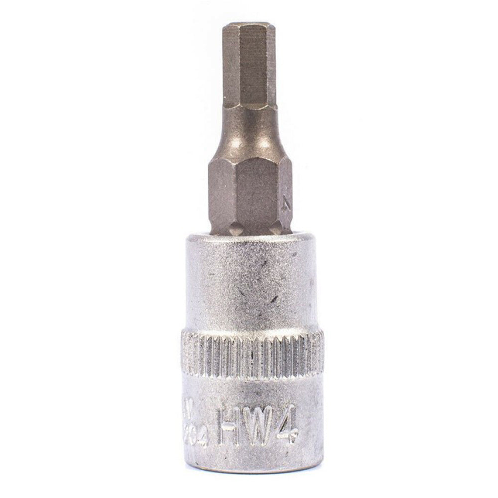 Inserto per avvitamento a brugola a 6 esagonale con attacco quadrato 1/4"pollici 4 mm per avvitatori lunghezza 37 mm