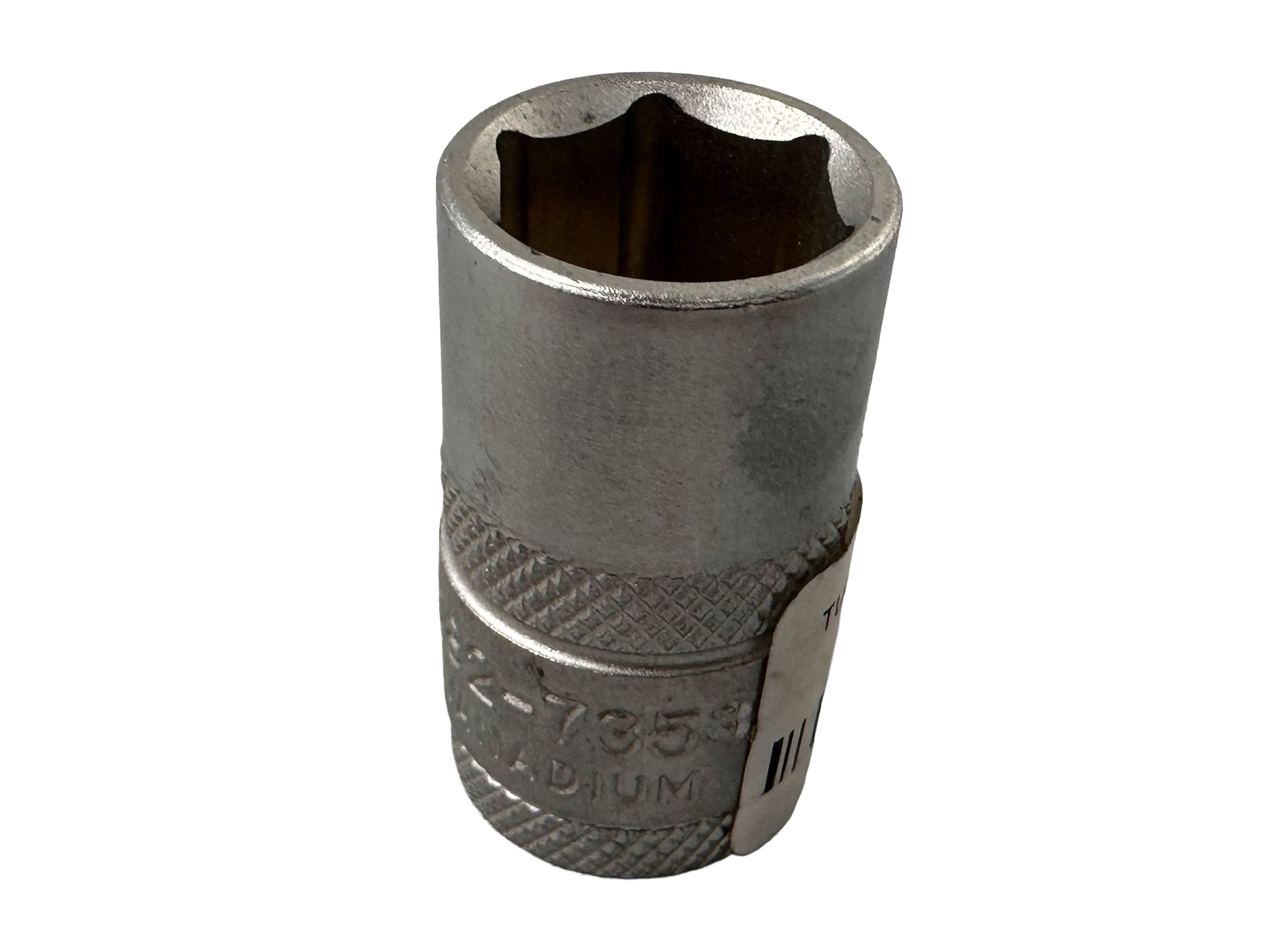 Chiave a bussola corta bi-esagonale da 1/2", 38 mm, inserto 15 mm