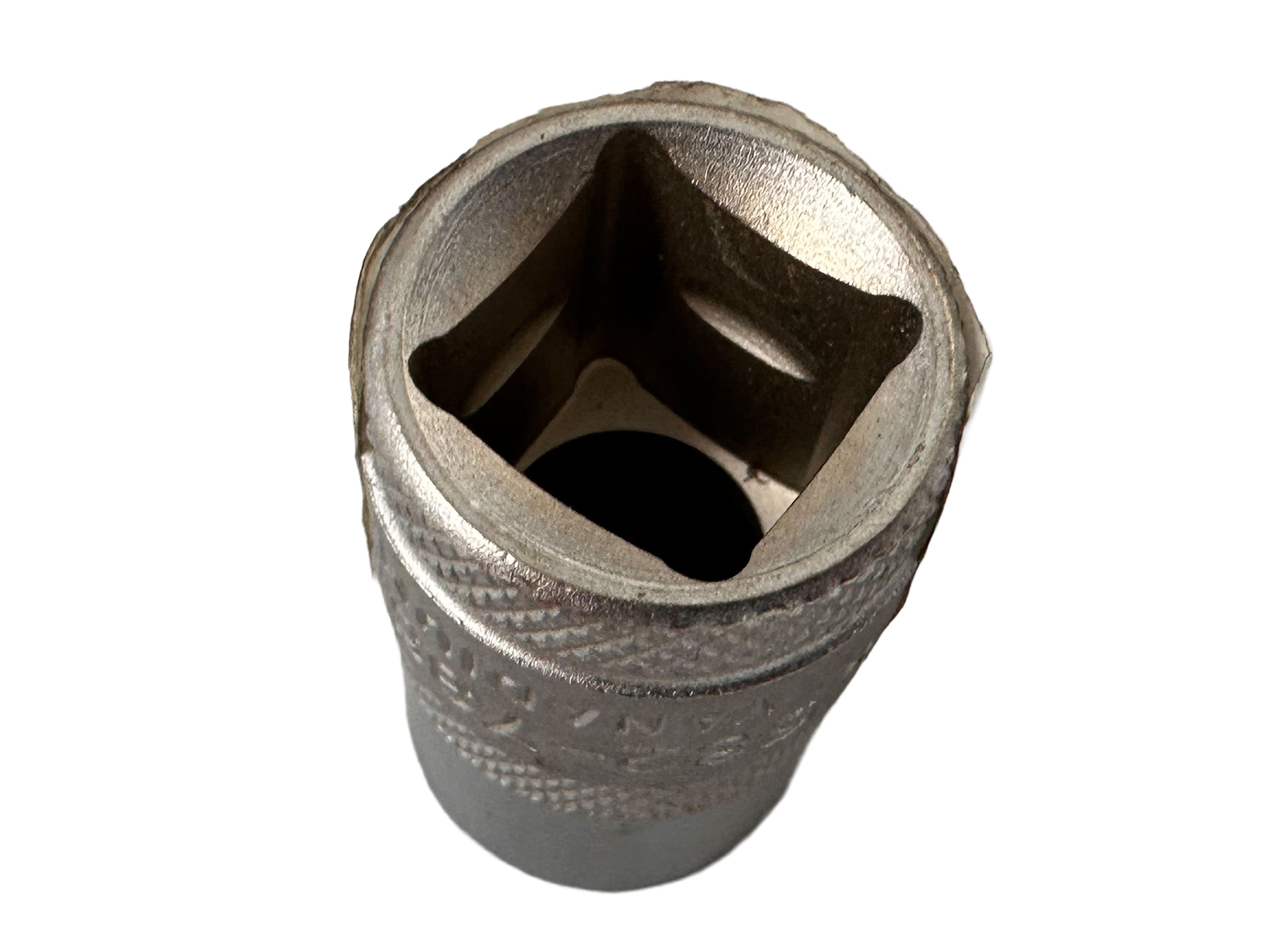 Chiave a bussola corta bi-esagonale da 1/2", 38 mm, inserto 15 mm